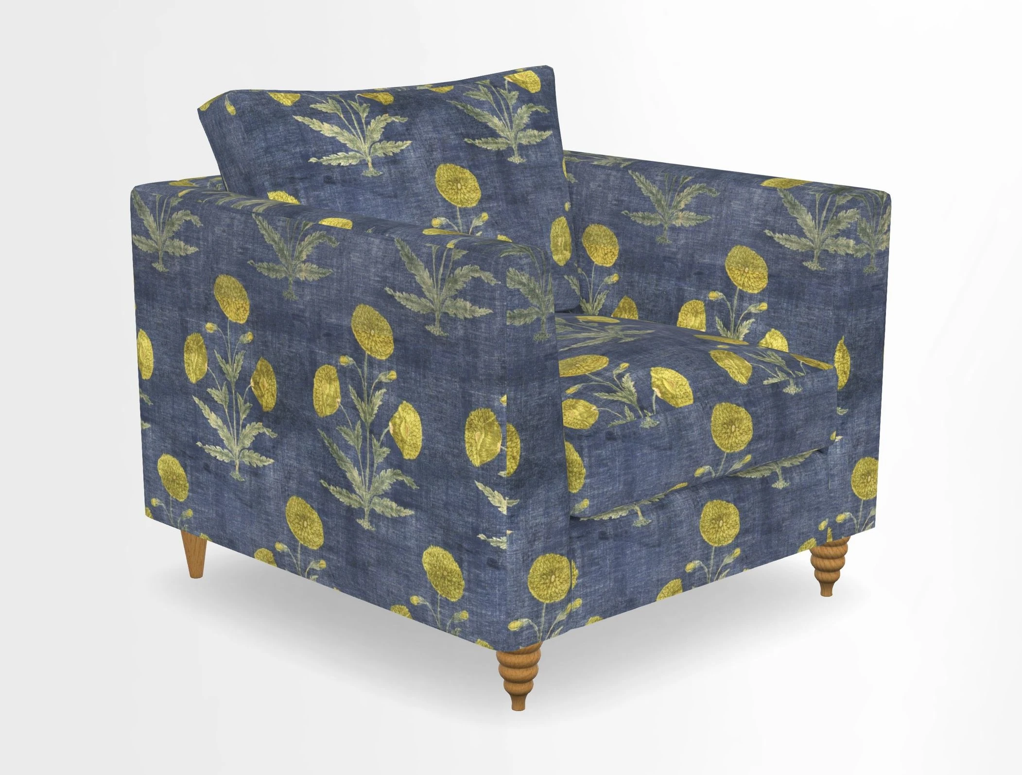 Saltdean chair in Two Tone Plain Biscuit