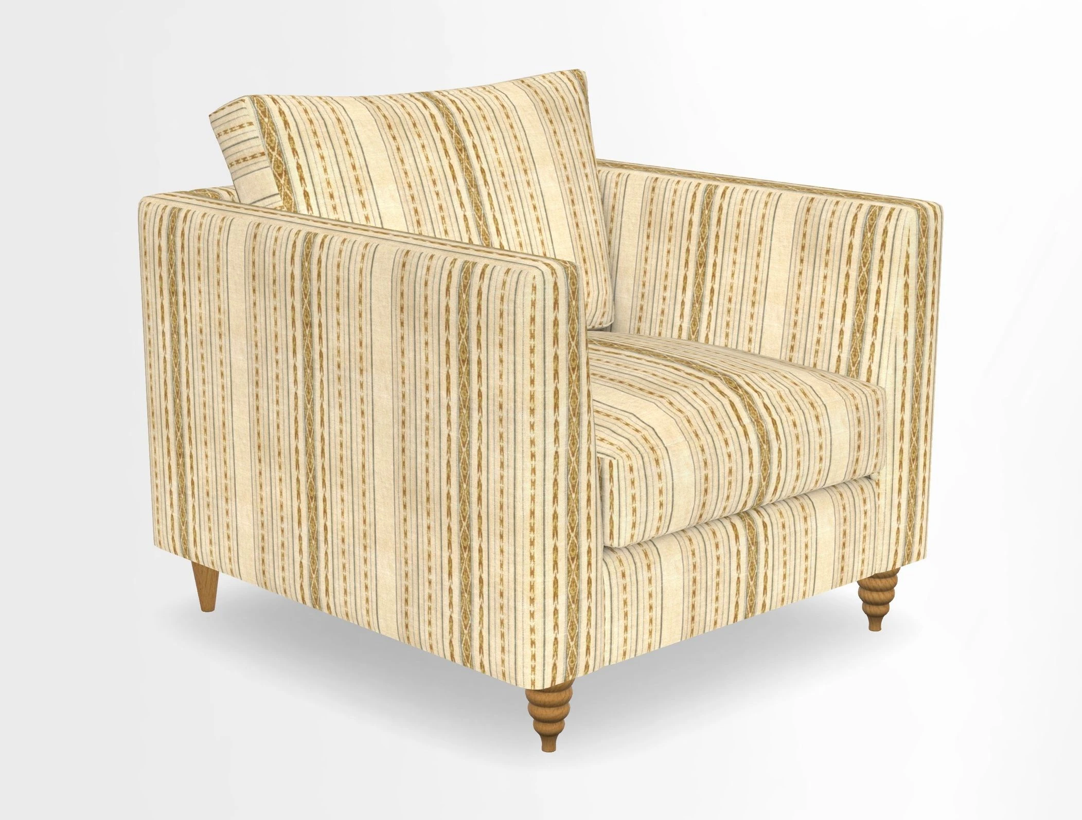 Saltdean chair in Two Tone Plain Biscuit