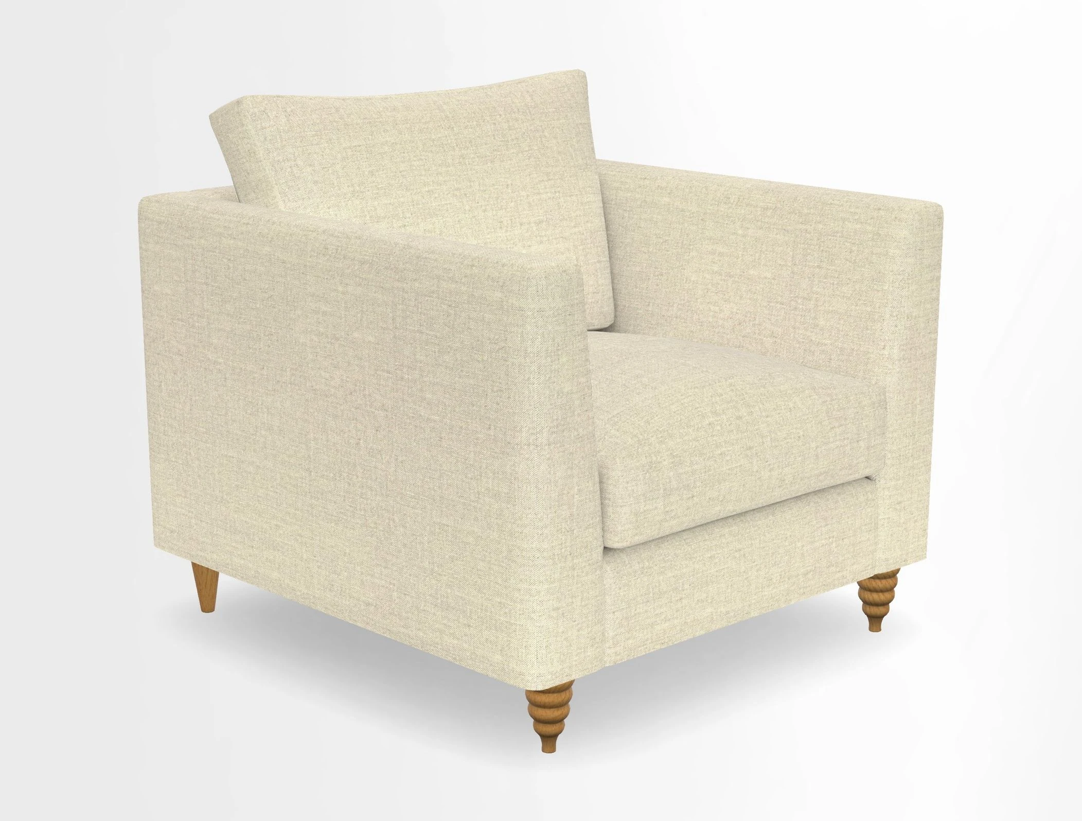 Saltdean chair in Two Tone Plain Biscuit