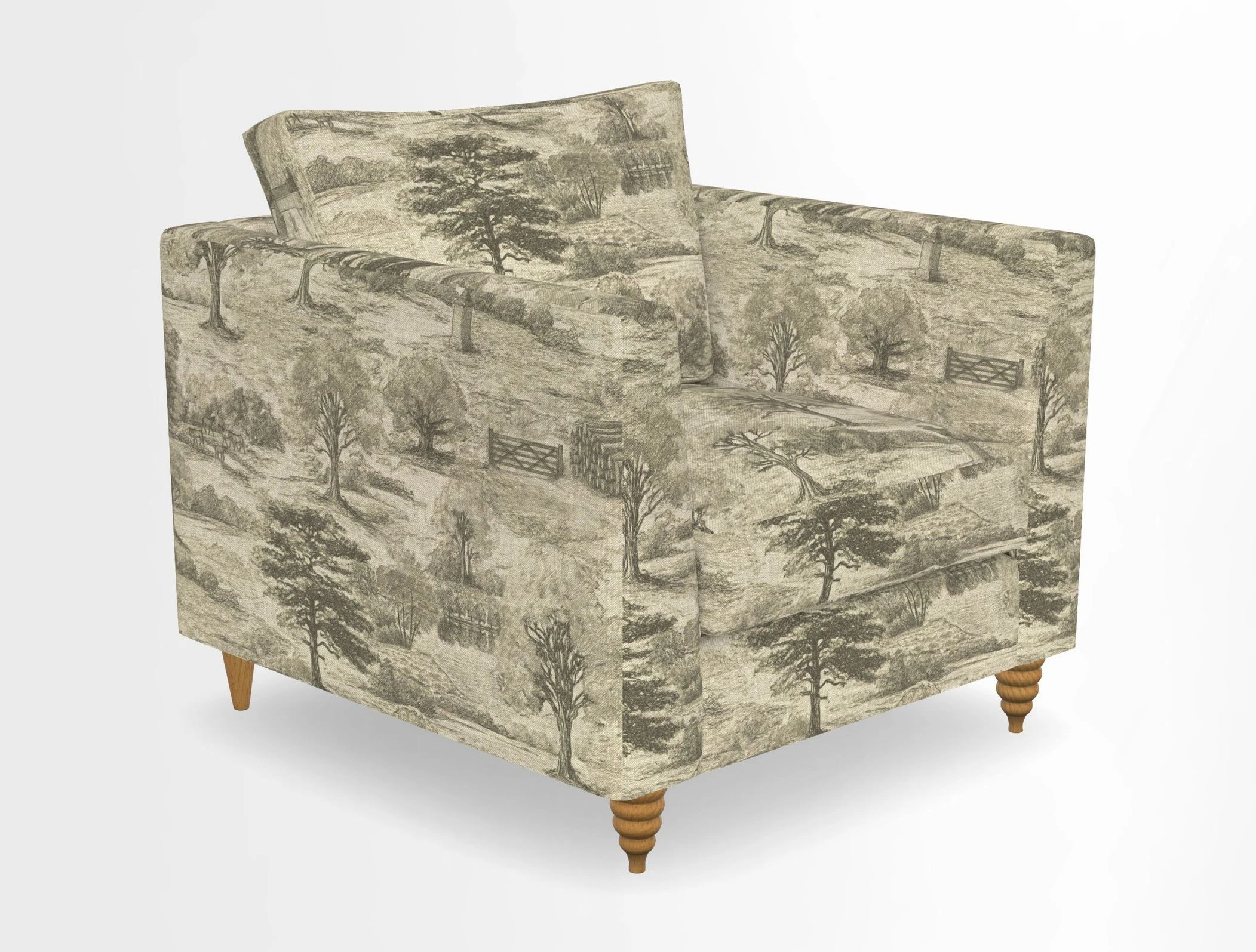 Saltdean chair in Two Tone Plain Biscuit