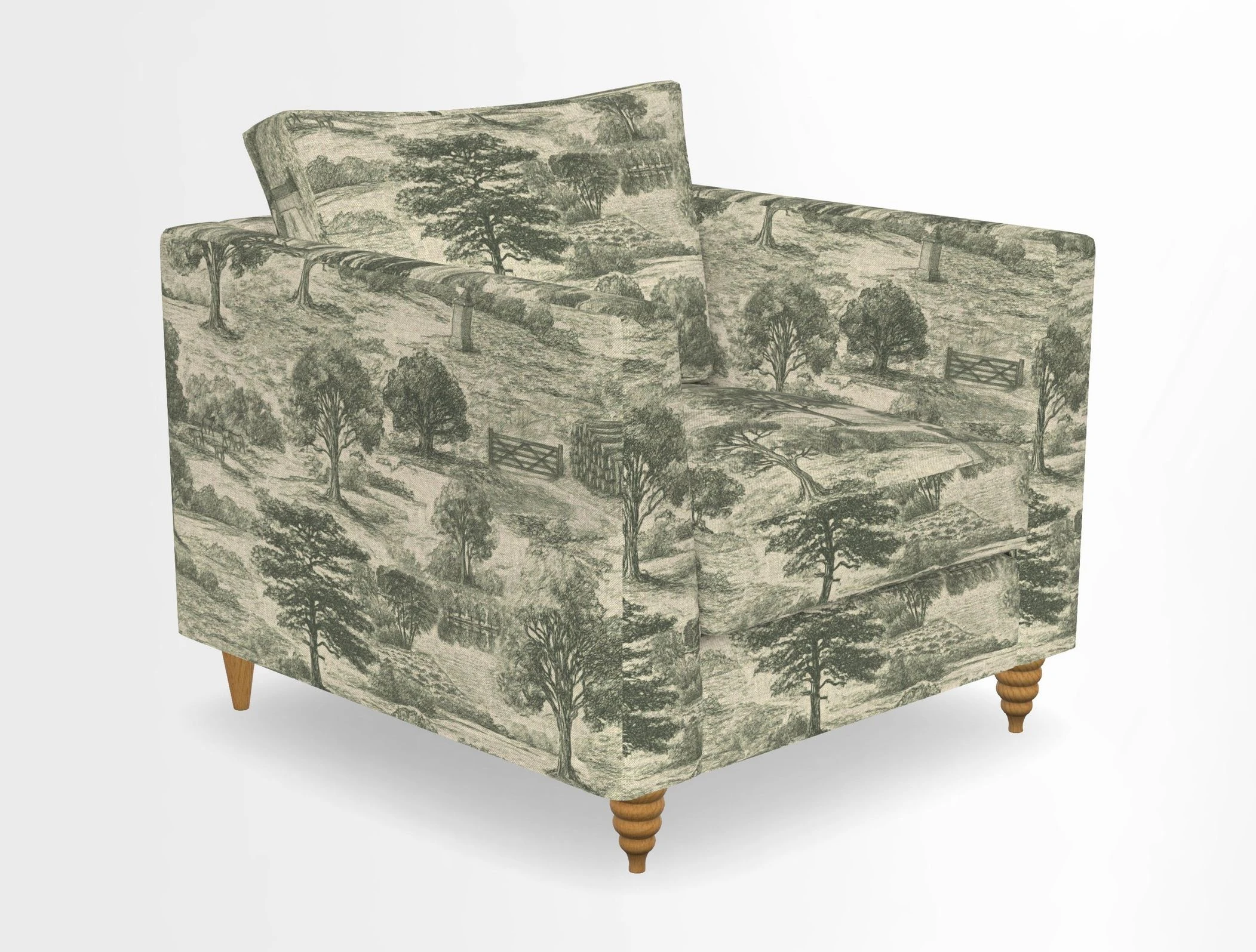Saltdean chair in Two Tone Plain Biscuit
