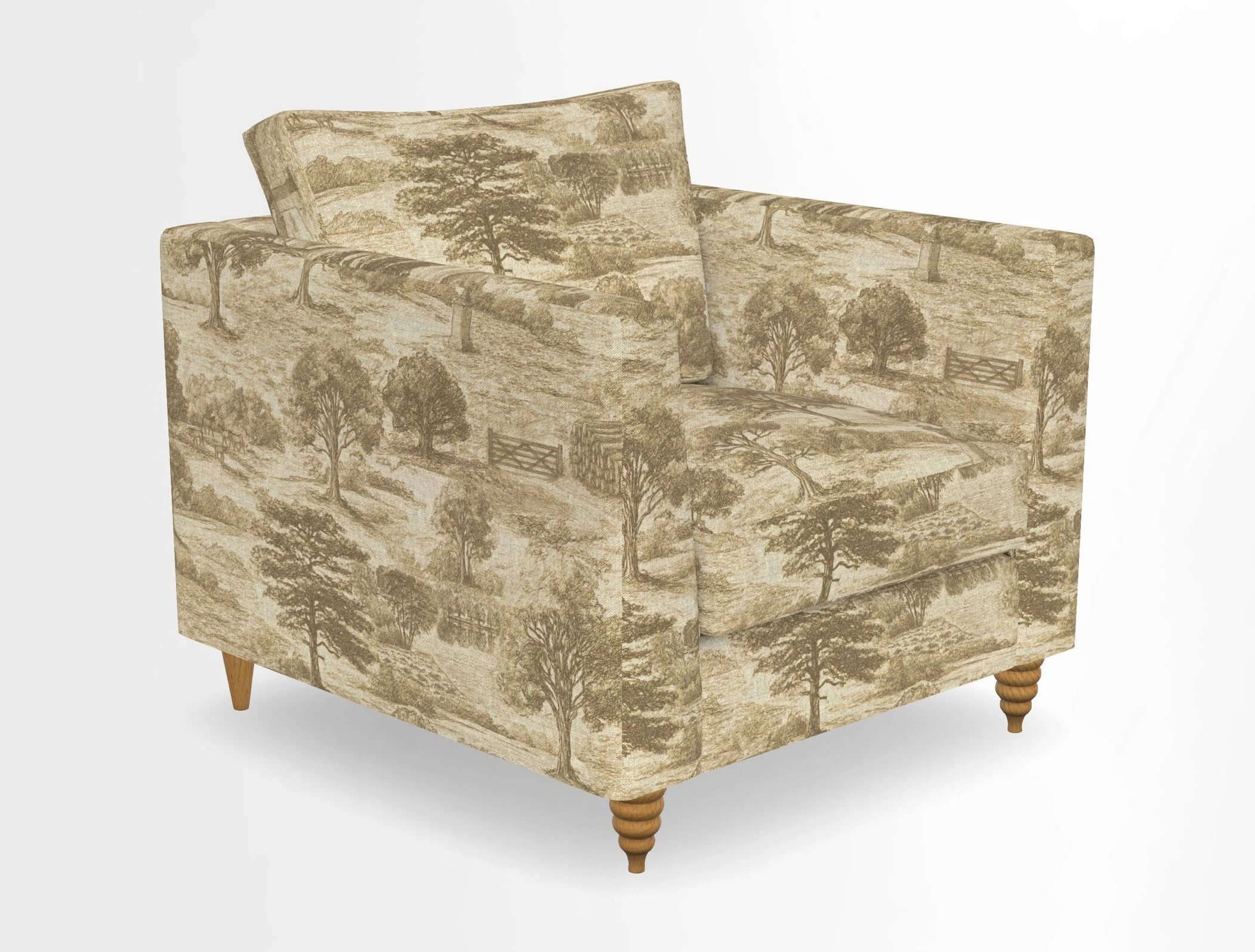 Saltdean chair in Two Tone Plain Biscuit