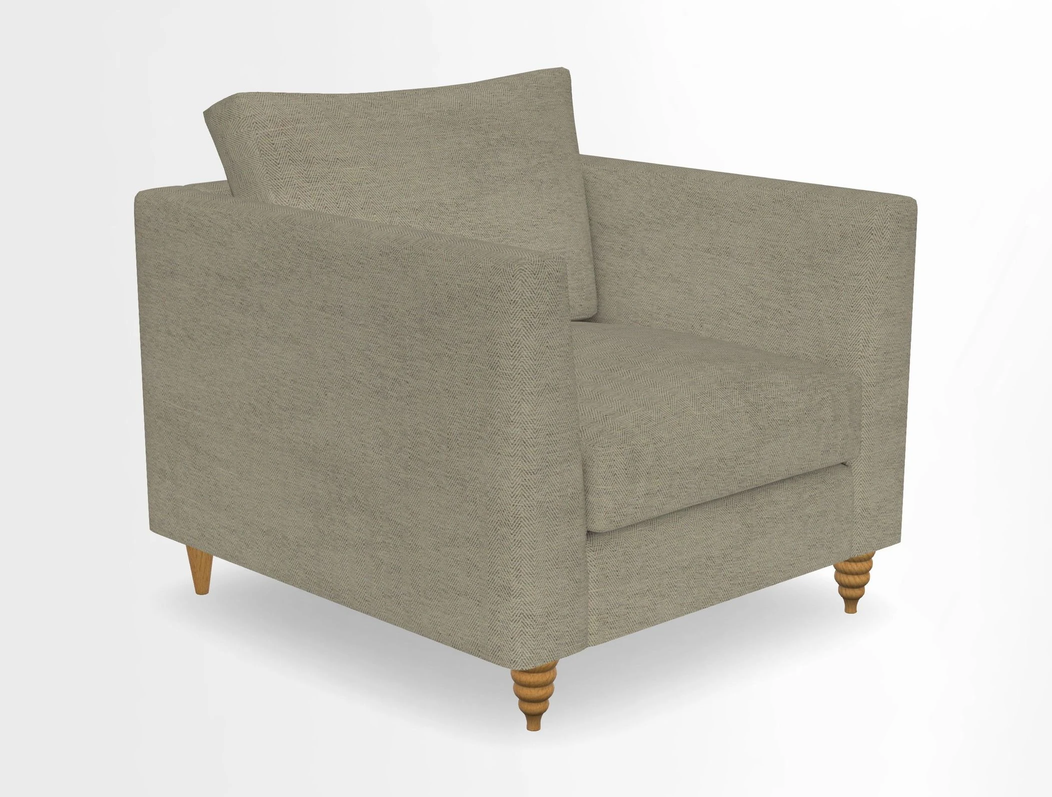 Saltdean chair in Two Tone Plain Biscuit