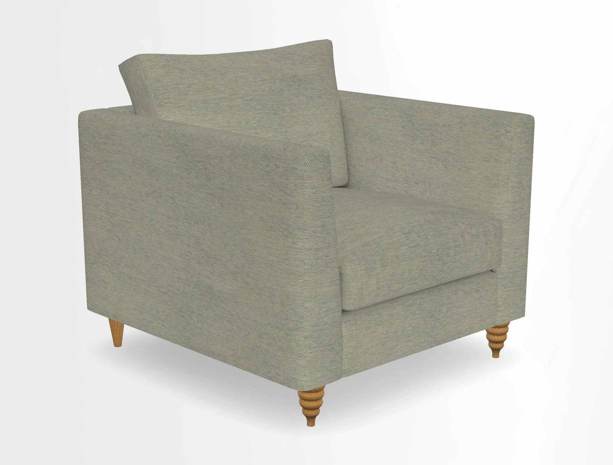 Saltdean chair in Two Tone Plain Biscuit