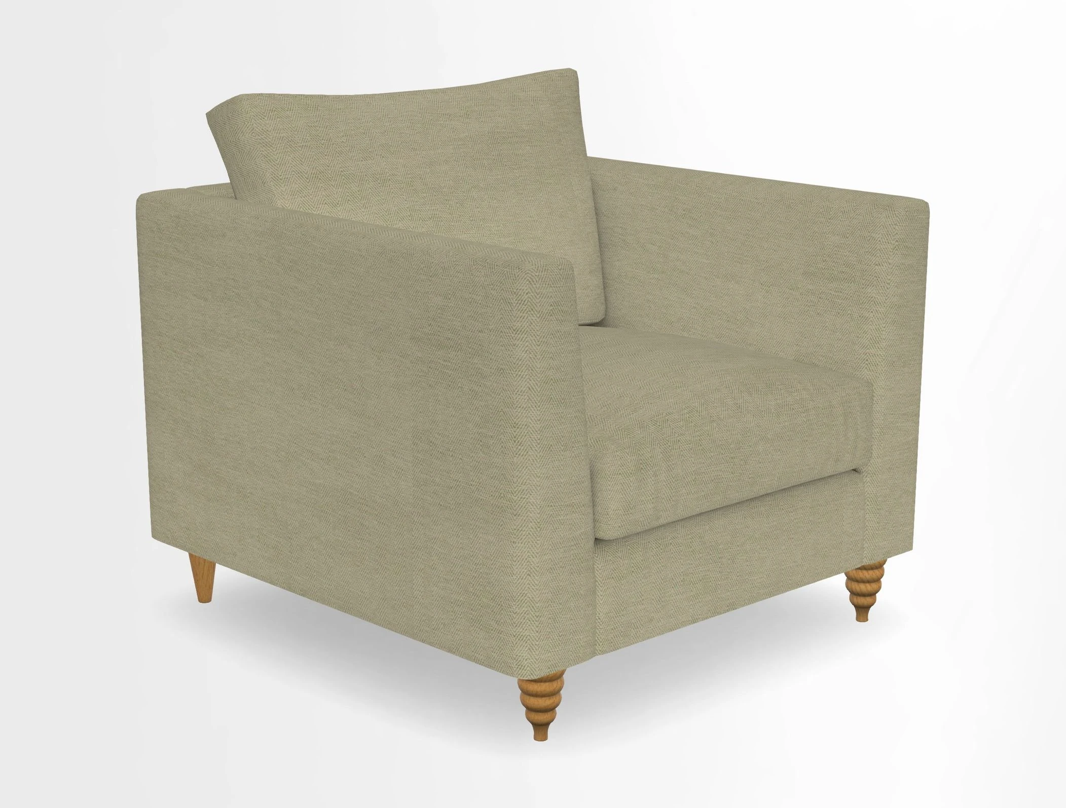 Saltdean chair in Two Tone Plain Biscuit