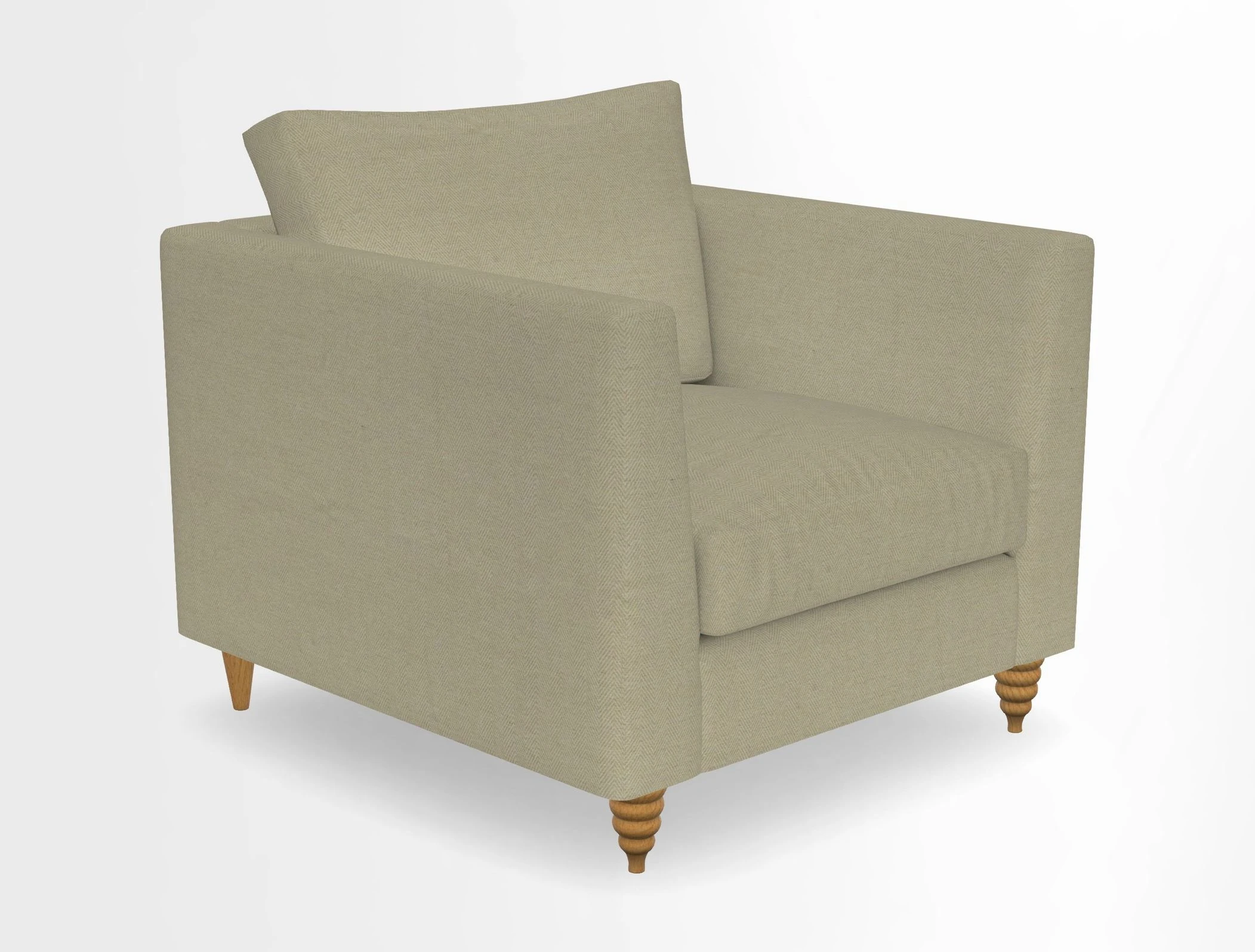 Saltdean chair in Two Tone Plain Biscuit