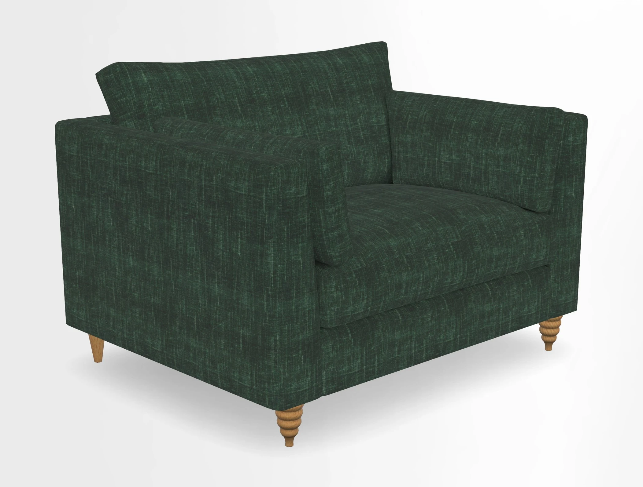 Saltdean snuggler in Linwood Tango Velvet Rosewood