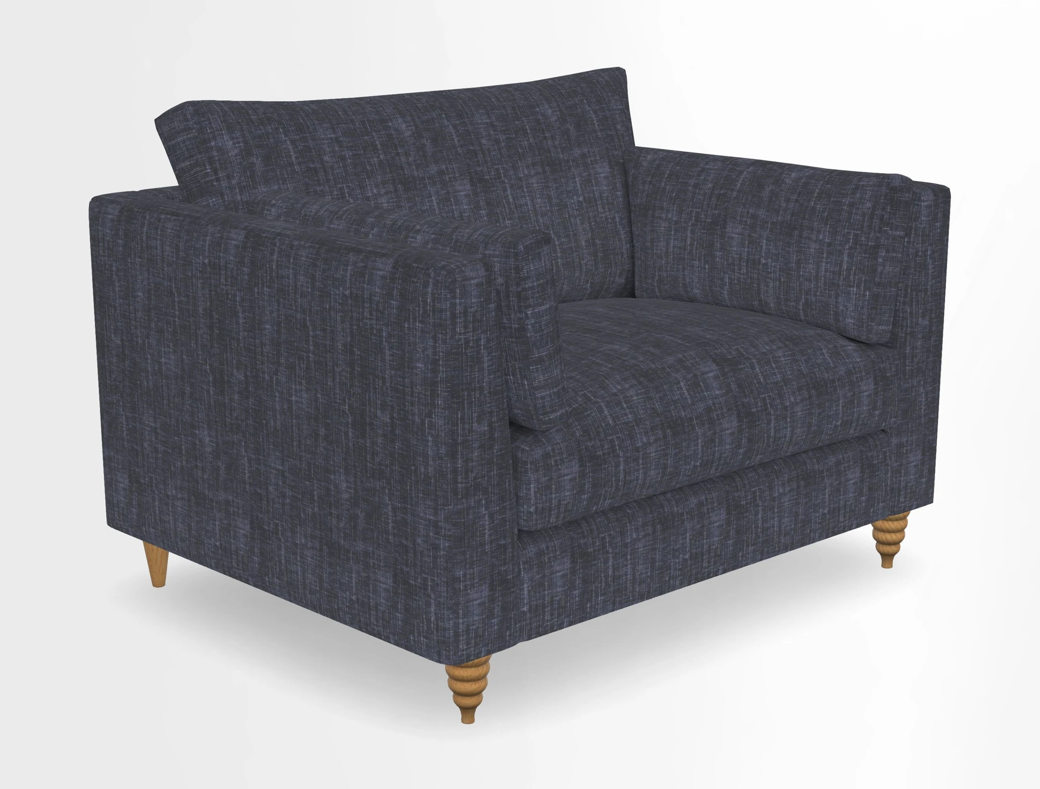 Saltdean snuggler in Linwood Tango Velvet Rosewood