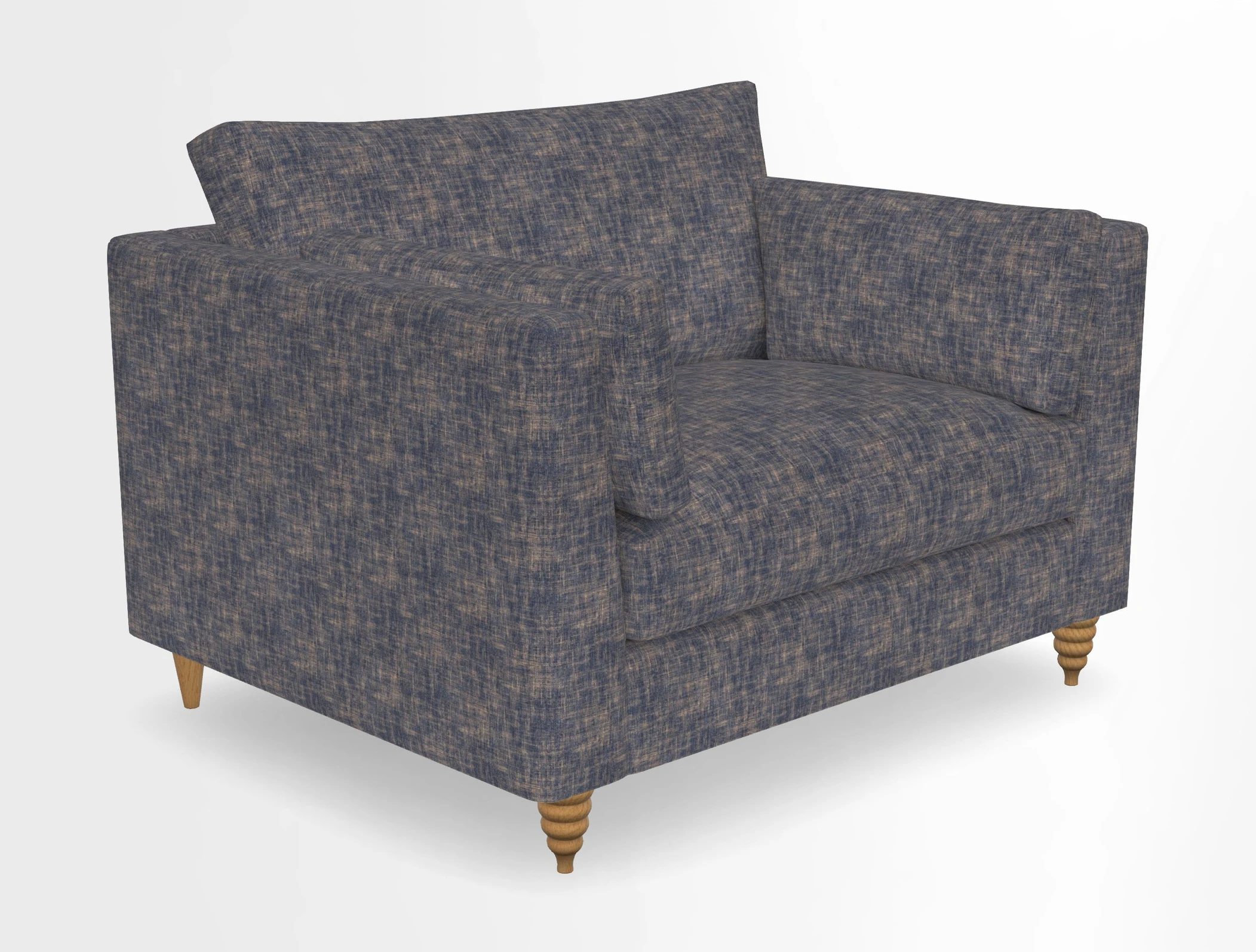 Saltdean snuggler in Linwood Tango Velvet Rosewood