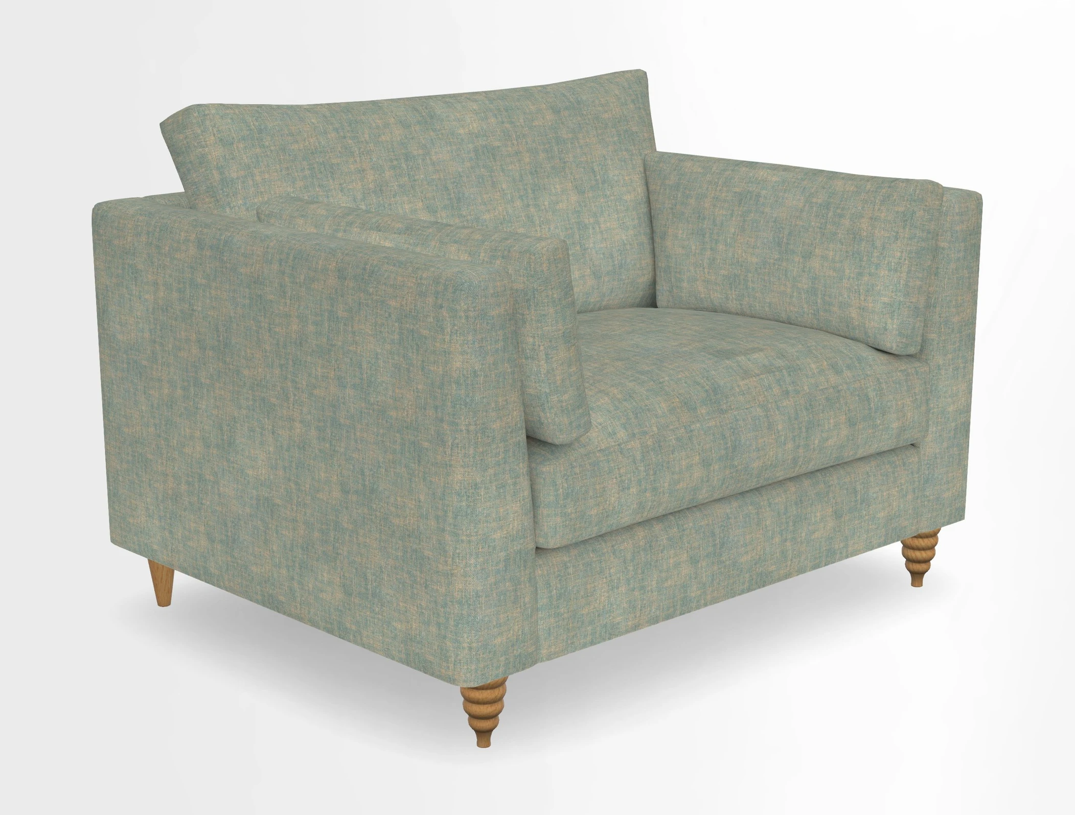 Saltdean snuggler in Linwood Tango Velvet Rosewood