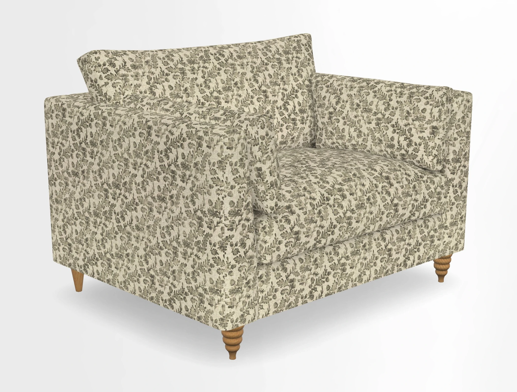 Saltdean snuggler in Linwood Tango Velvet Rosewood