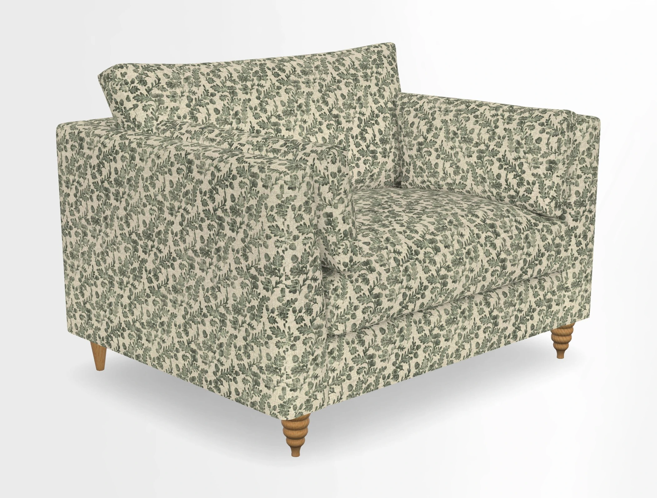 Saltdean snuggler in Linwood Tango Velvet Rosewood