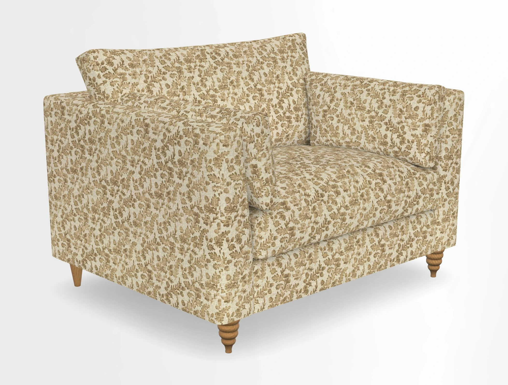 Saltdean snuggler in Linwood Tango Velvet Rosewood