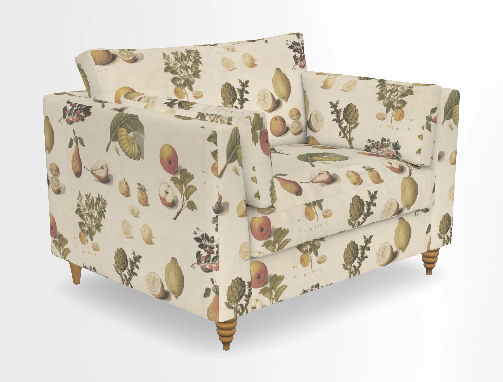 Saltdean snuggler in Linwood Tango Velvet Rosewood