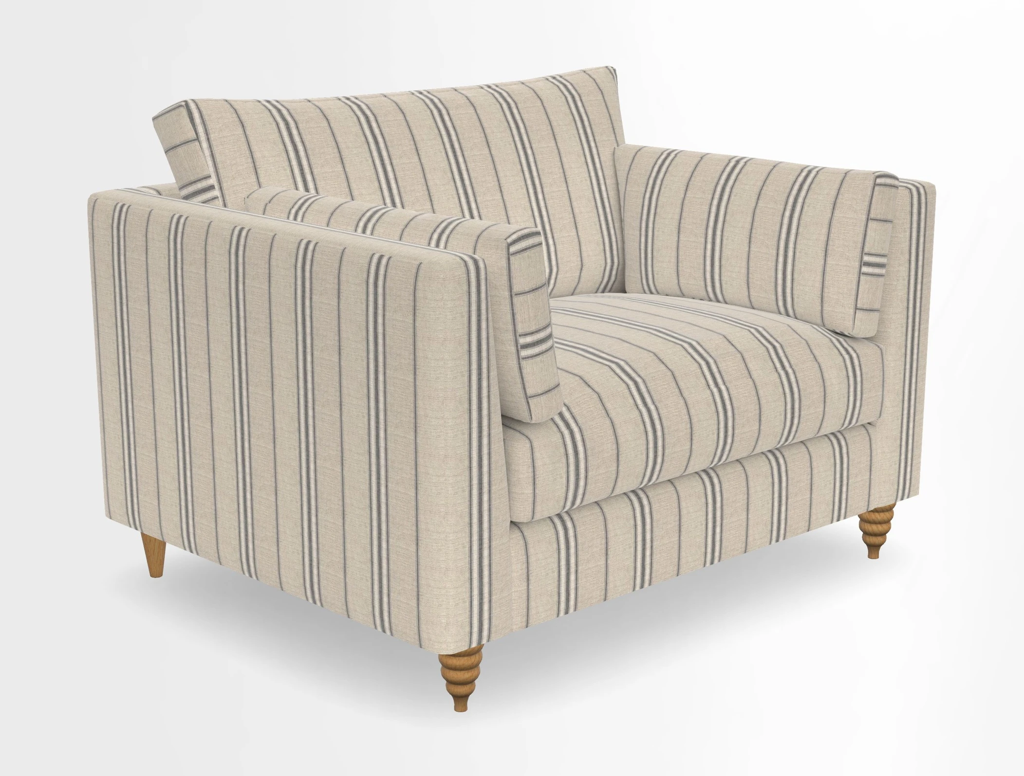 Saltdean snuggler in Linwood Tango Velvet Rosewood