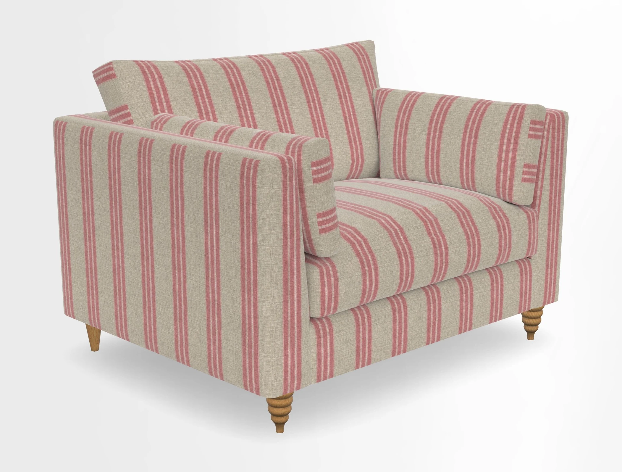 Saltdean snuggler in Linwood Tango Velvet Rosewood