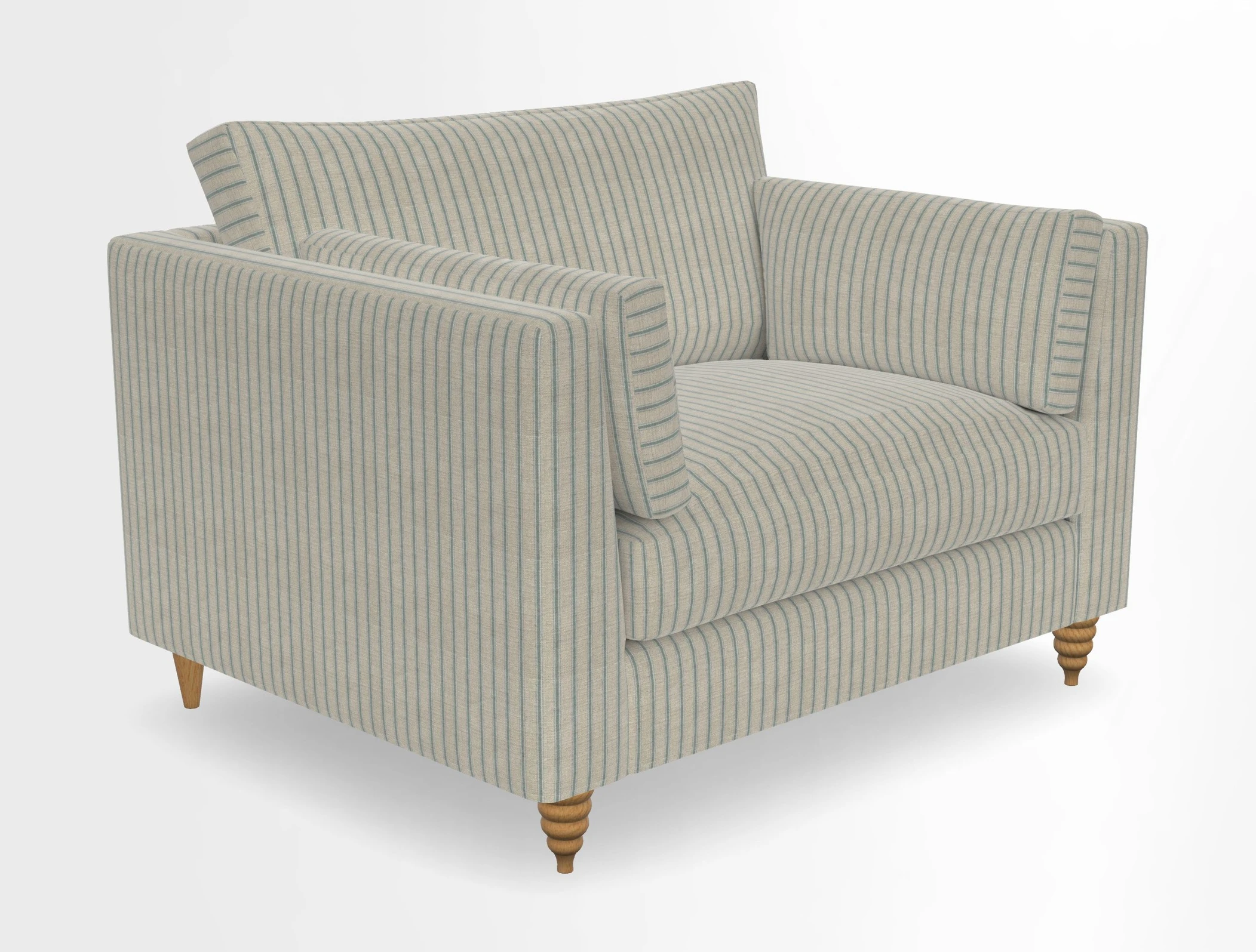 Saltdean snuggler in Linwood Tango Velvet Rosewood