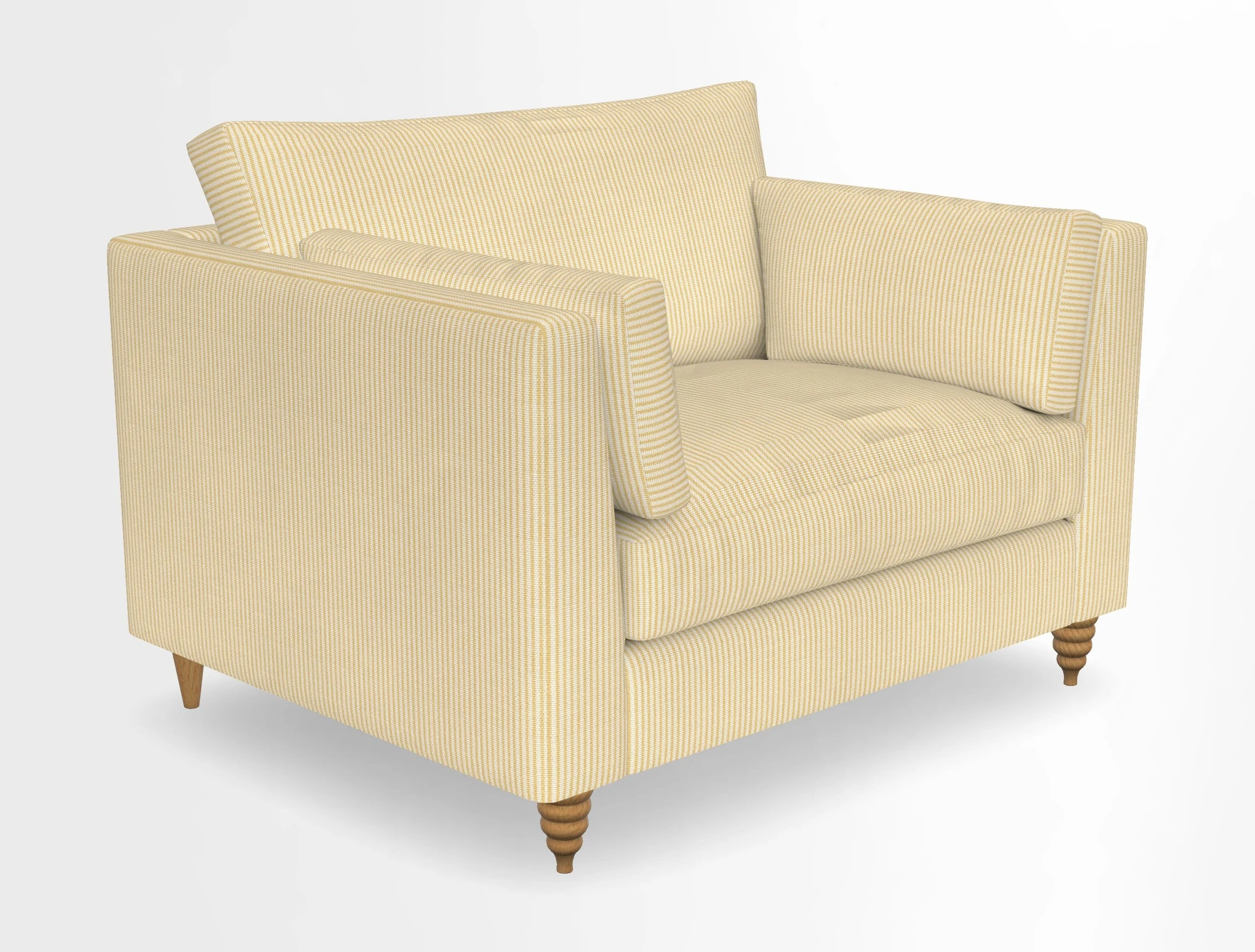 Saltdean snuggler in Linwood Tango Velvet Rosewood