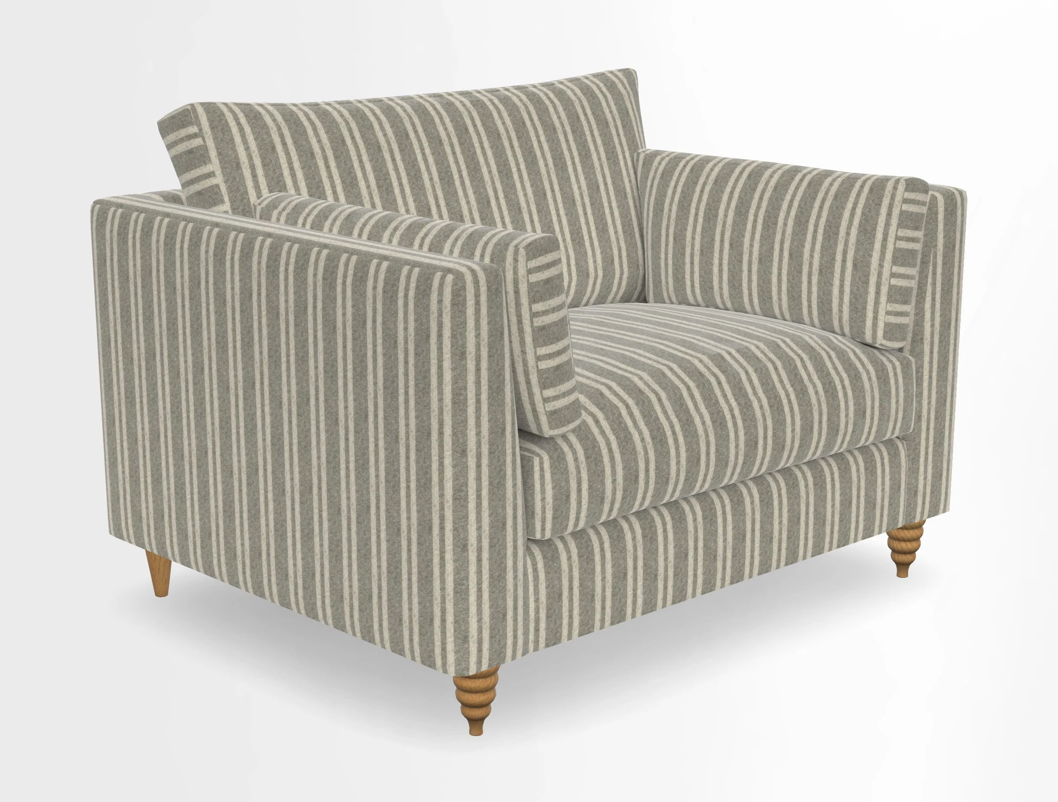 Saltdean snuggler in Linwood Tango Velvet Rosewood
