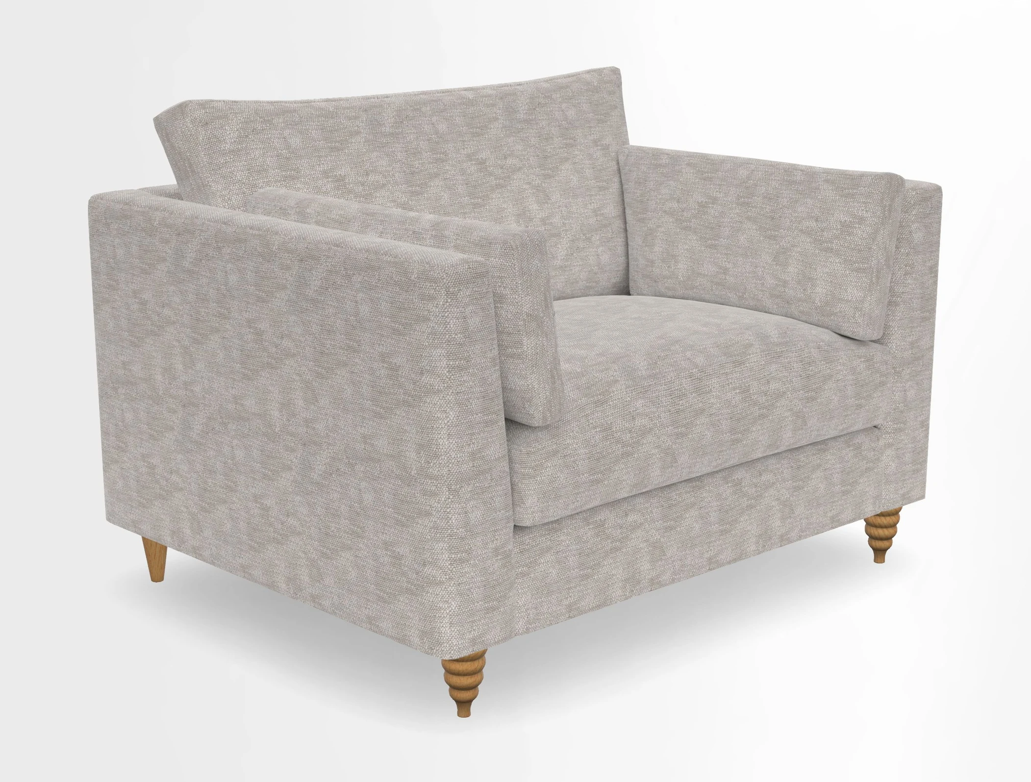 Saltdean snuggler in Linwood Tango Velvet Rosewood