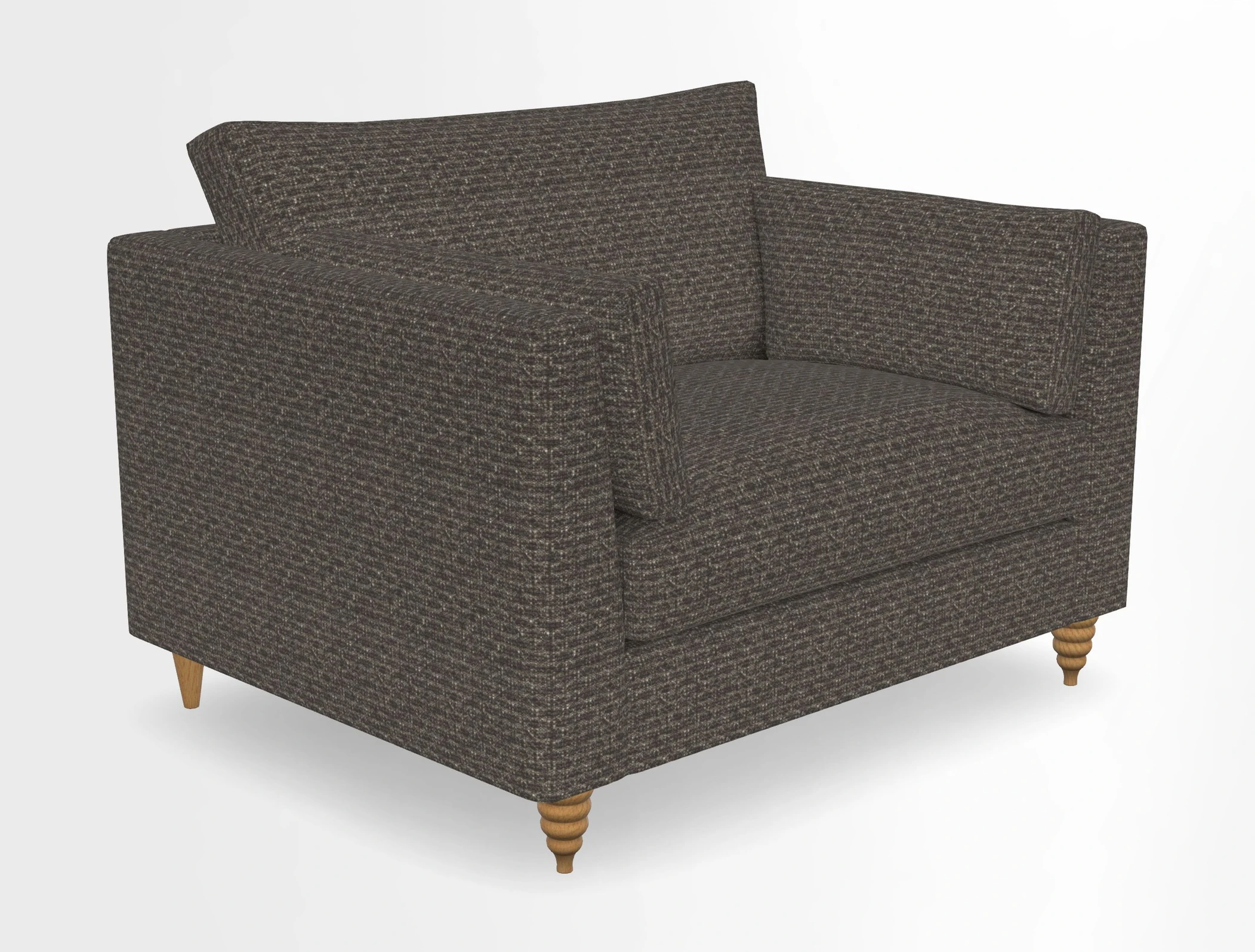 Saltdean snuggler in Linwood Tango Velvet Rosewood