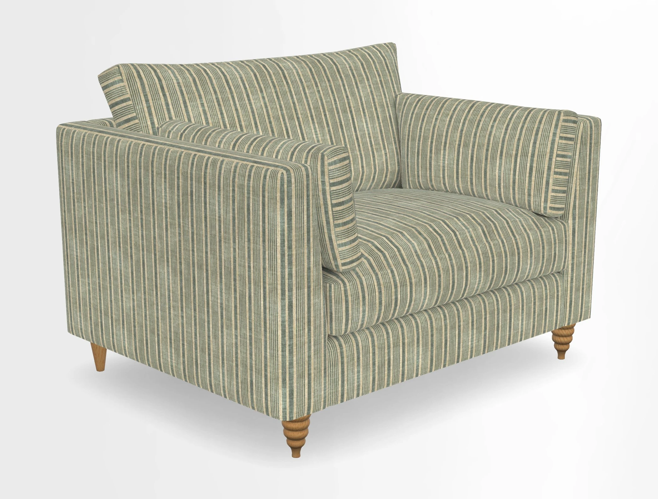 Saltdean snuggler in Linwood Tango Velvet Rosewood