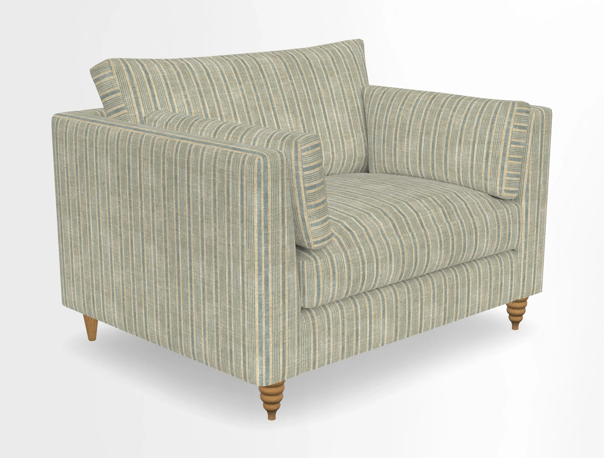 Saltdean snuggler in Linwood Tango Velvet Rosewood