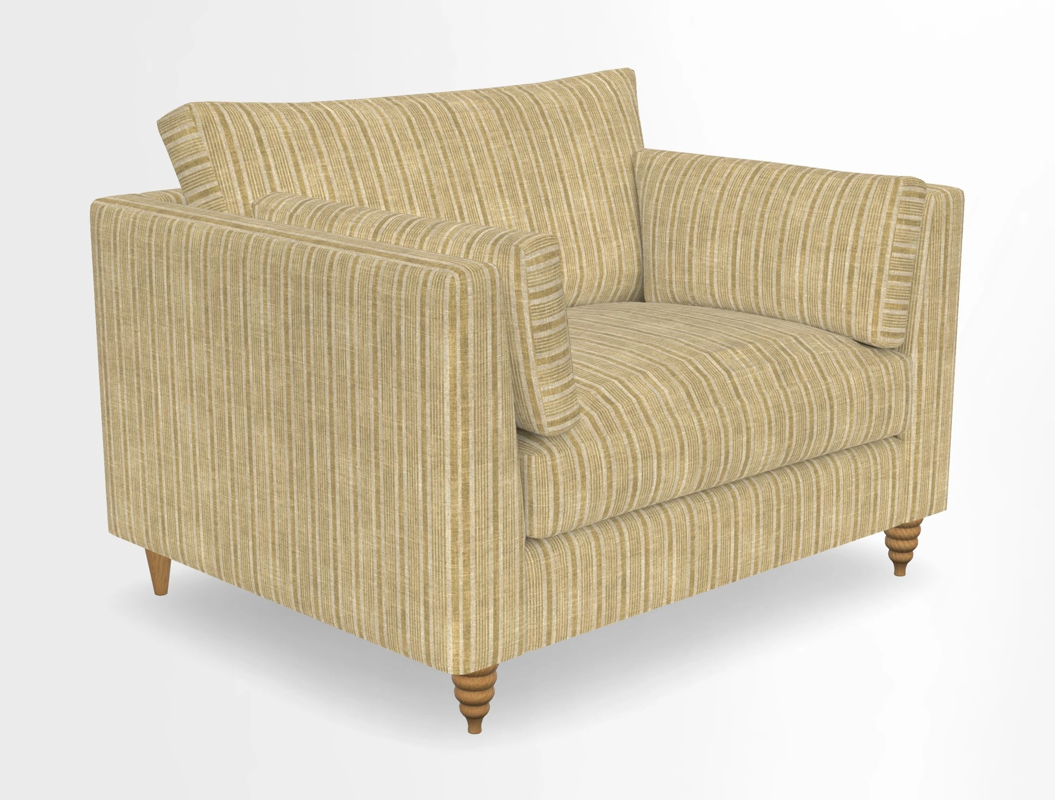 Saltdean snuggler in Linwood Tango Velvet Rosewood