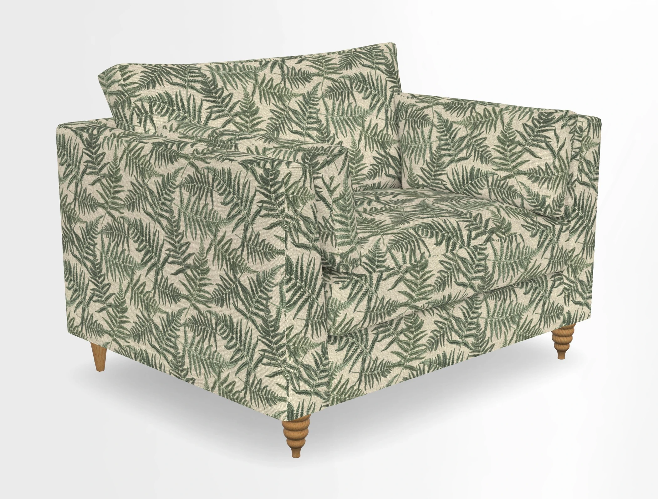 Saltdean snuggler in Linwood Tango Velvet Rosewood