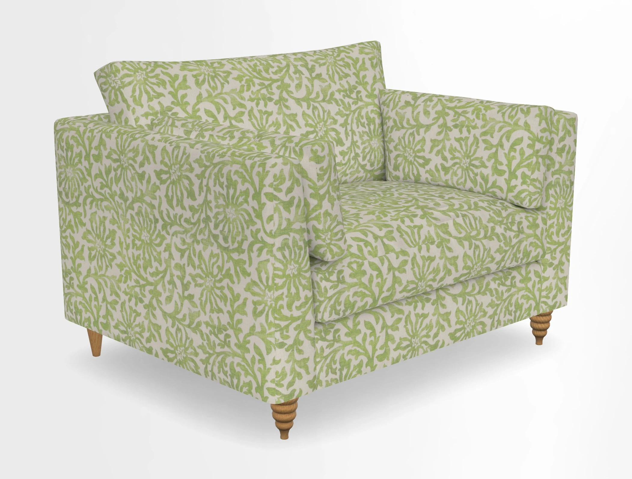 Saltdean snuggler in Linwood Tango Velvet Rosewood