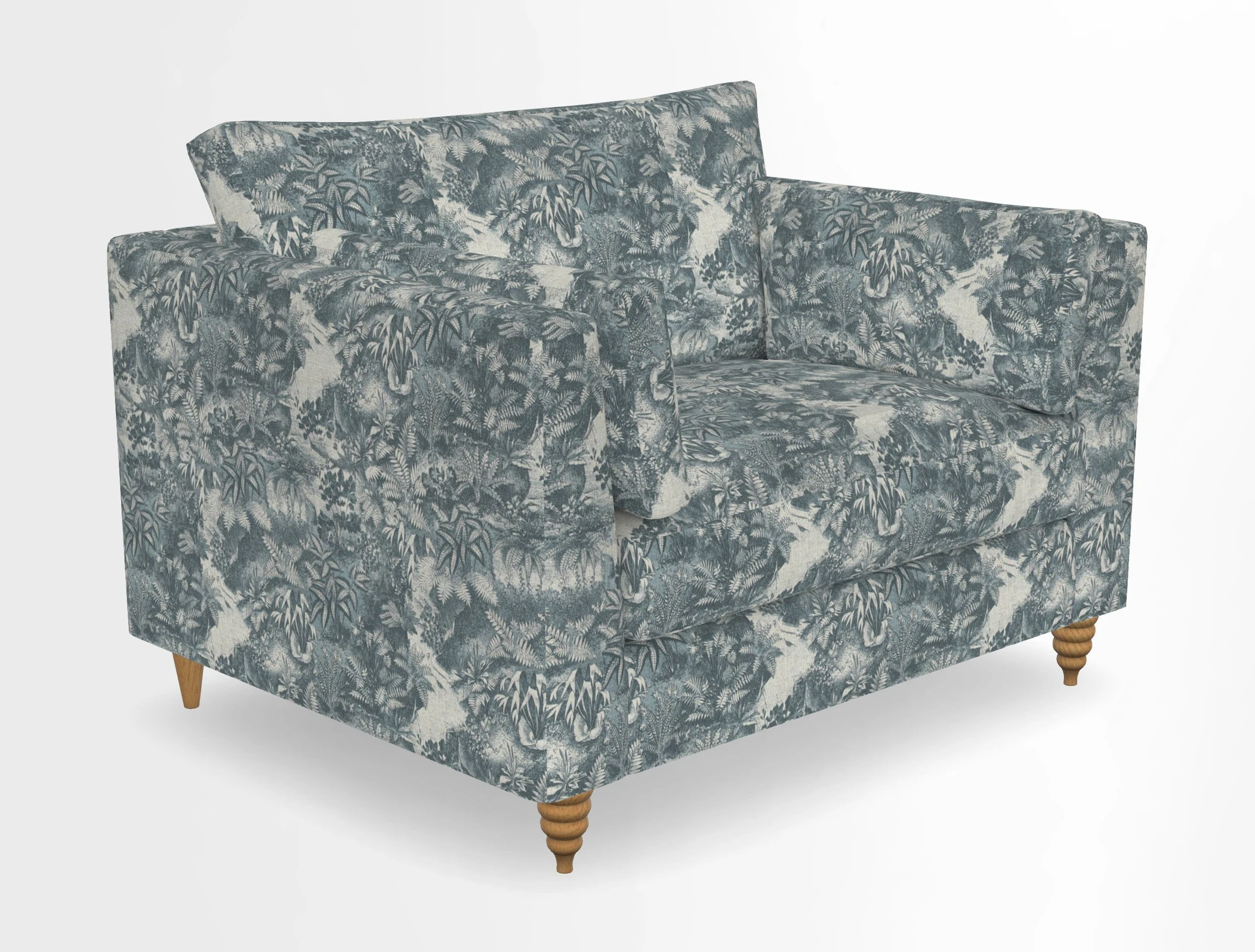 Saltdean snuggler in Linwood Tango Velvet Rosewood