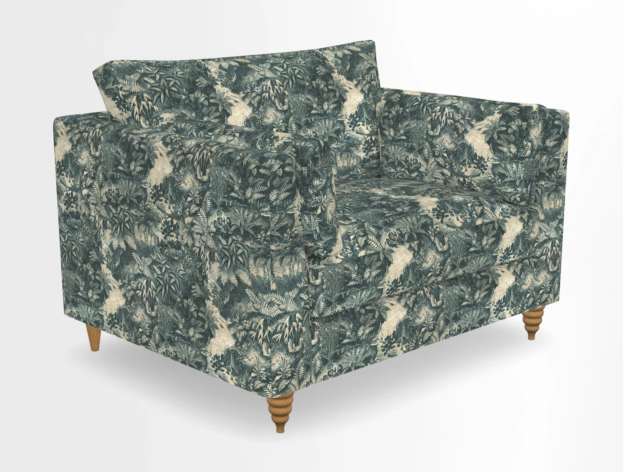 Saltdean snuggler in Linwood Tango Velvet Rosewood