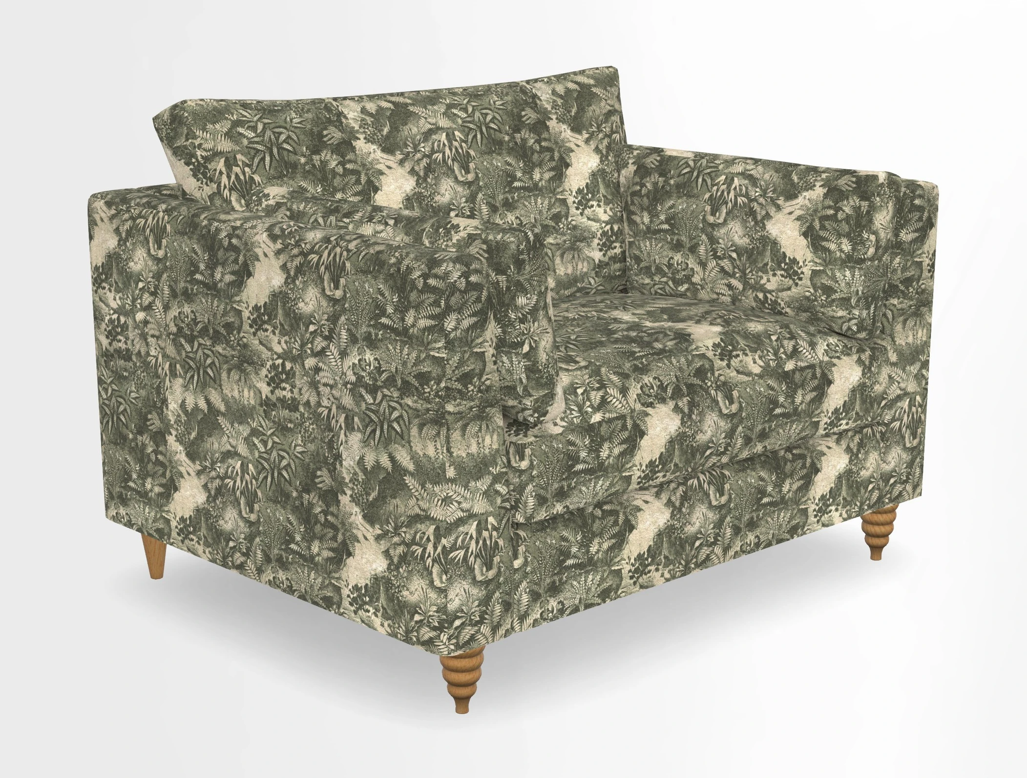 Saltdean snuggler in Linwood Tango Velvet Rosewood