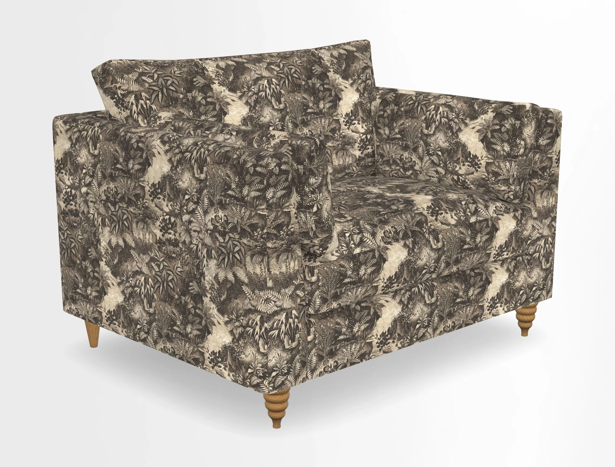 Saltdean snuggler in Linwood Tango Velvet Rosewood