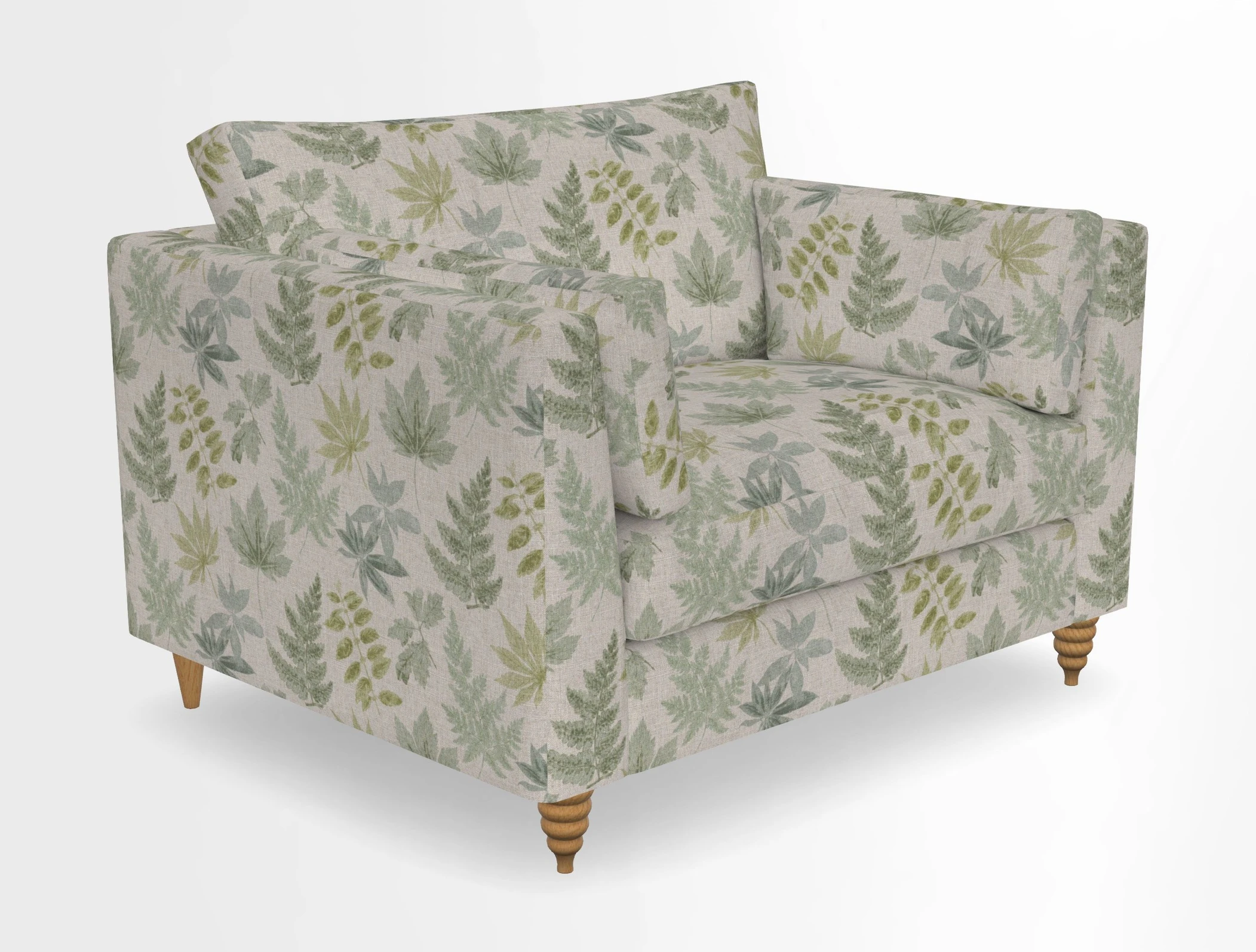 Saltdean snuggler in Linwood Tango Velvet Rosewood