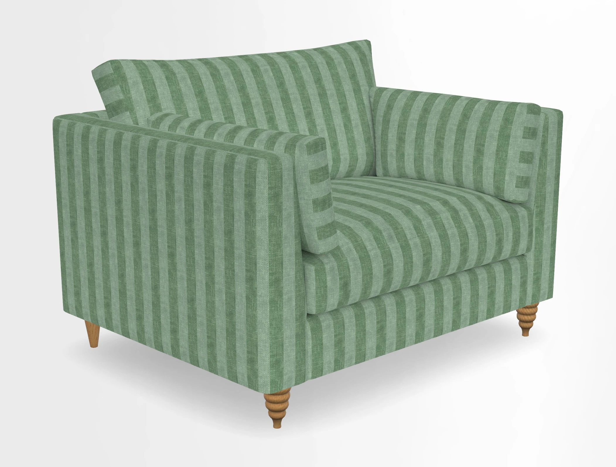 Saltdean snuggler in Linwood Tango Velvet Rosewood