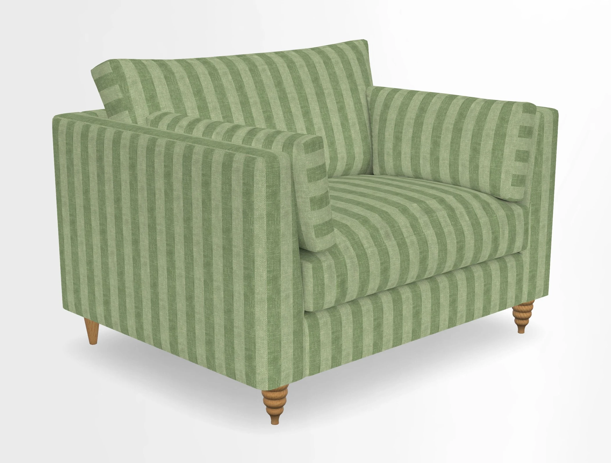 Saltdean snuggler in Linwood Tango Velvet Rosewood
