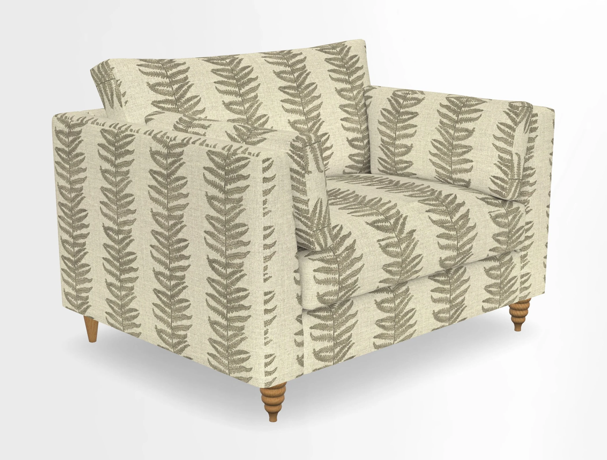 Saltdean snuggler in Linwood Tango Velvet Rosewood