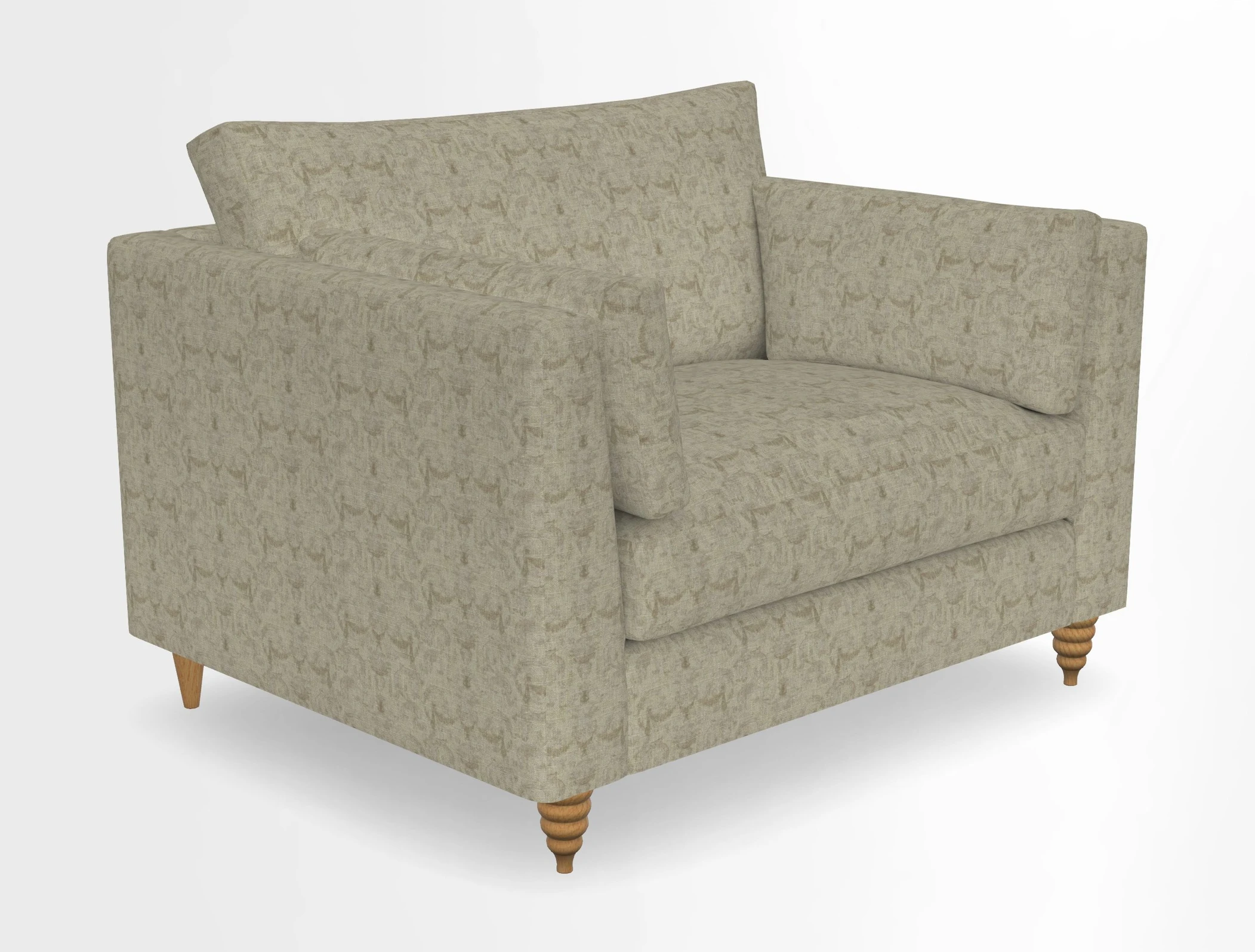 Saltdean snuggler in Linwood Tango Velvet Rosewood