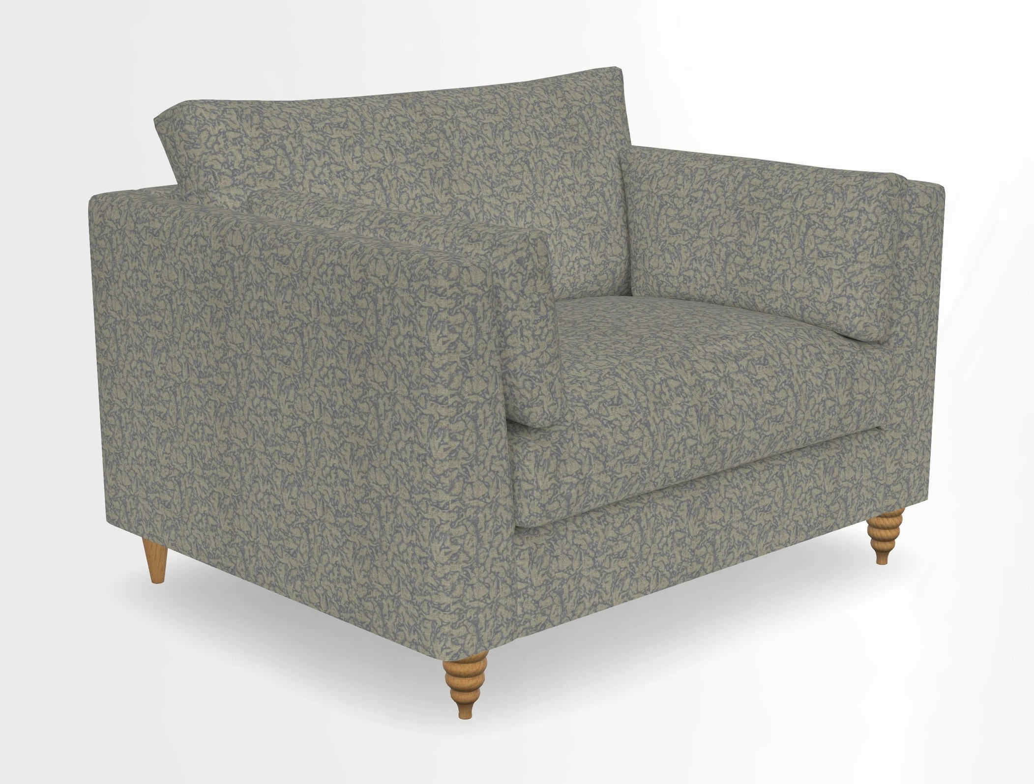 Saltdean snuggler in Linwood Tango Velvet Rosewood