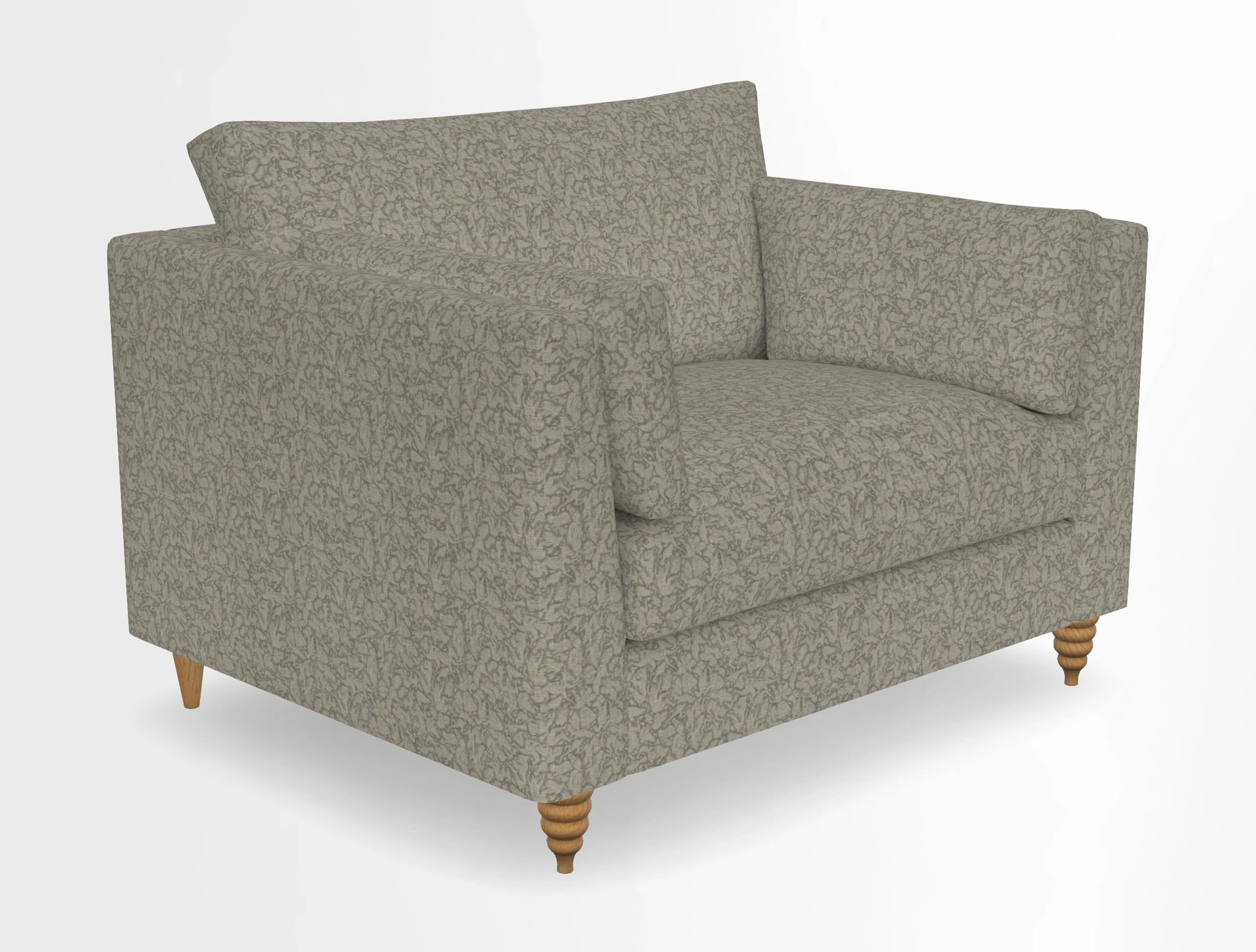 Saltdean snuggler in Linwood Tango Velvet Rosewood