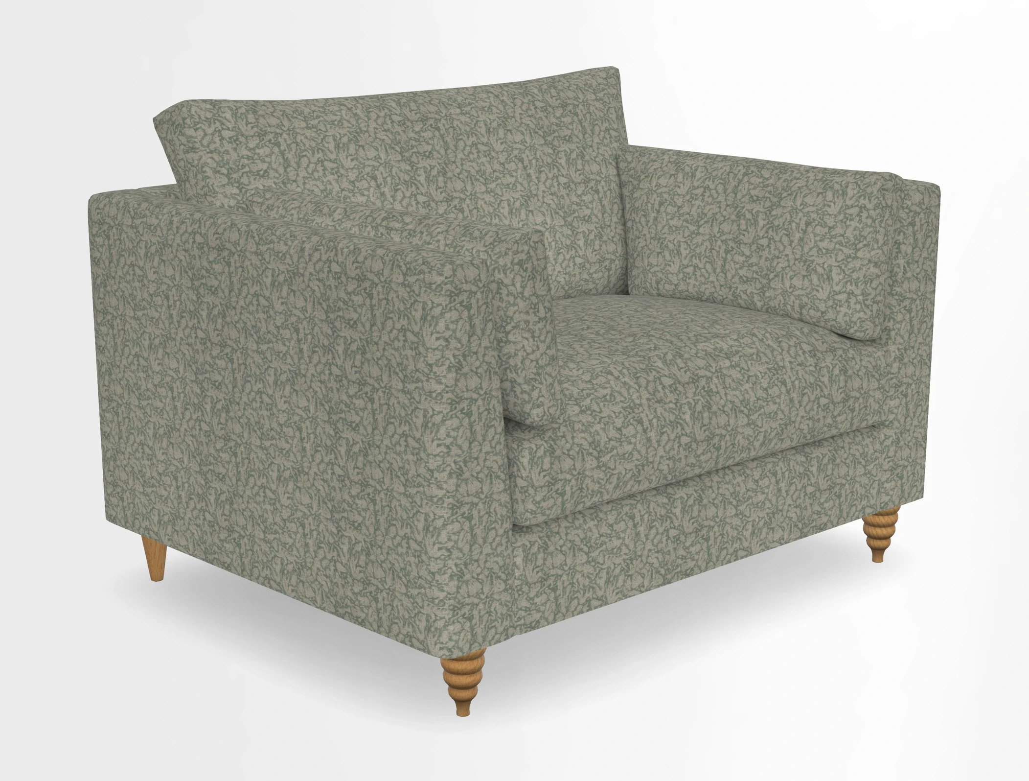 Saltdean snuggler in Linwood Tango Velvet Rosewood