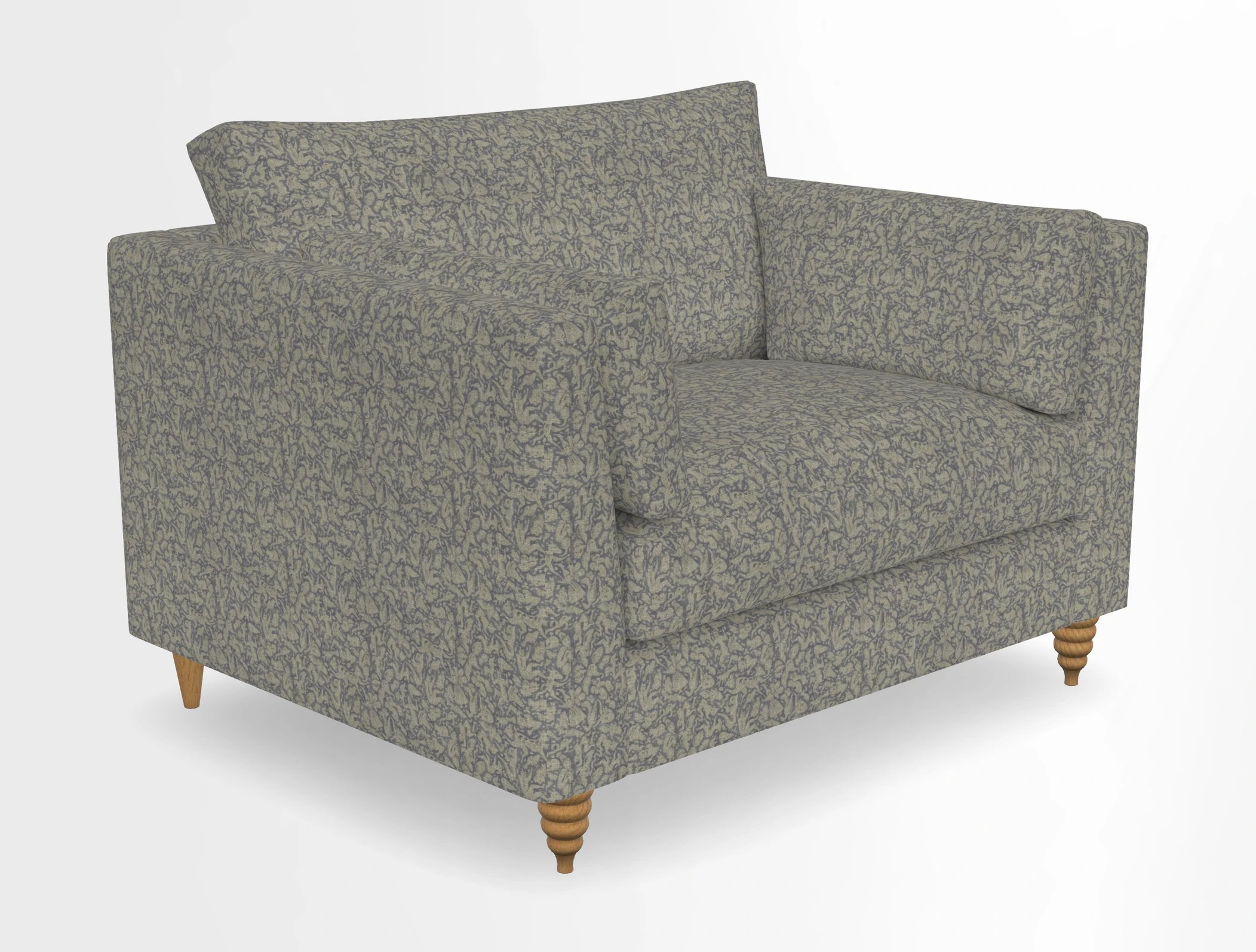 Saltdean snuggler in Linwood Tango Velvet Rosewood
