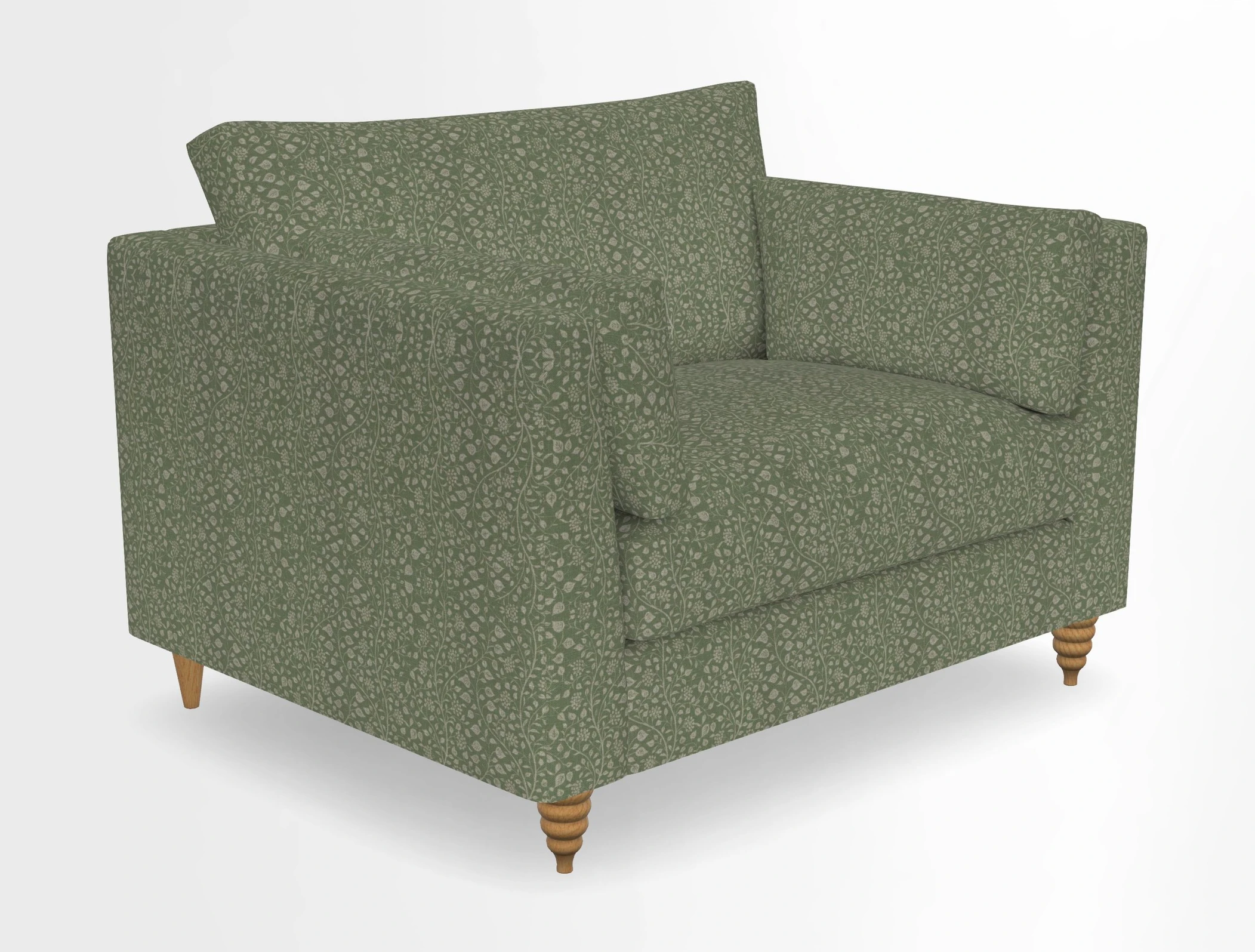 Saltdean snuggler in Linwood Tango Velvet Rosewood