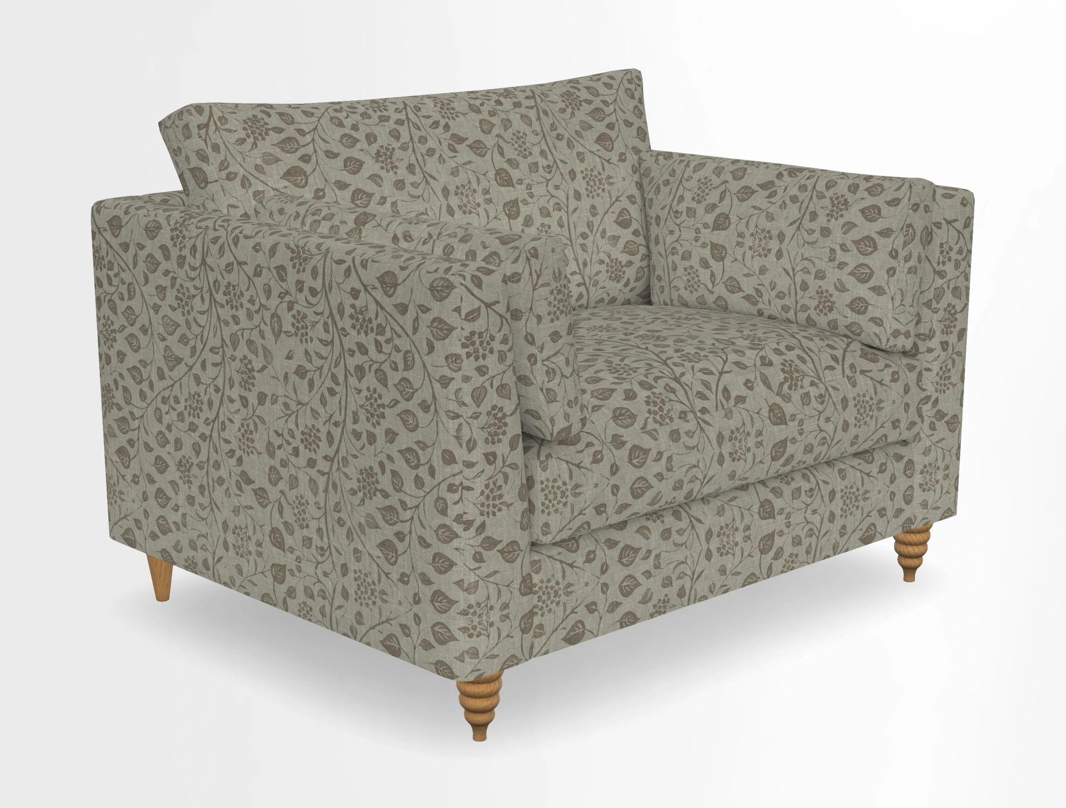 Saltdean snuggler in Linwood Tango Velvet Rosewood