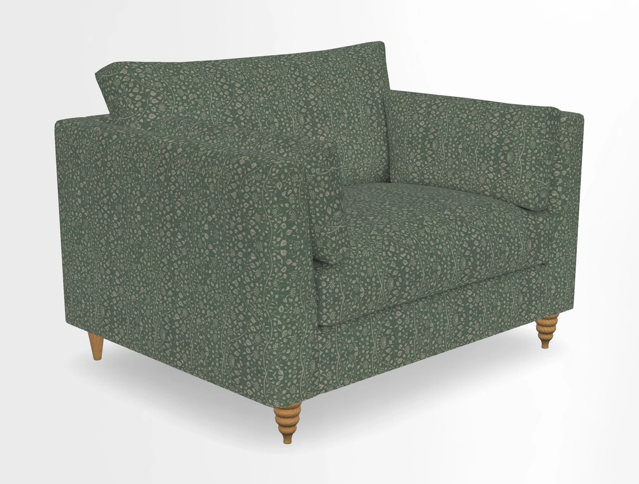 Saltdean snuggler in Linwood Tango Velvet Rosewood
