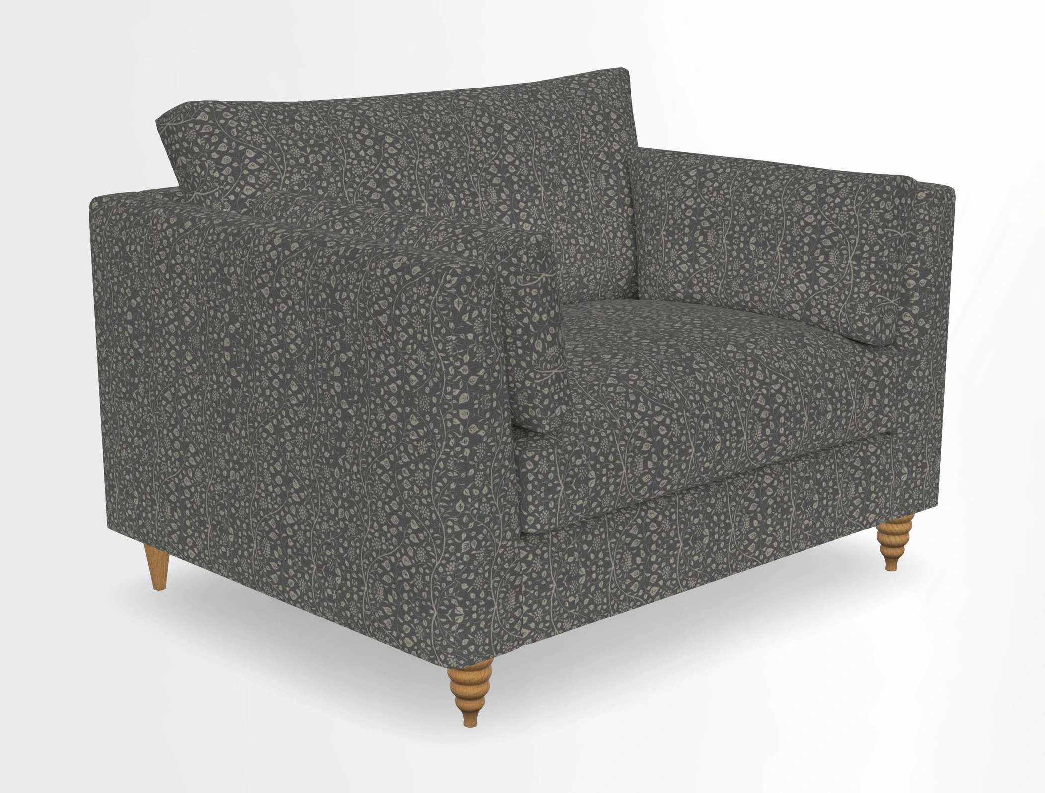 Saltdean snuggler in Linwood Tango Velvet Rosewood