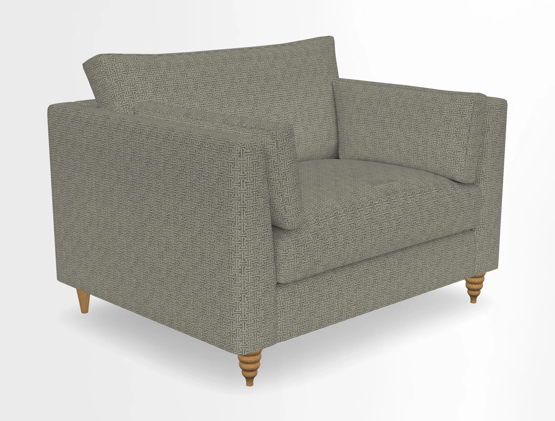 Saltdean snuggler in Linwood Tango Velvet Rosewood