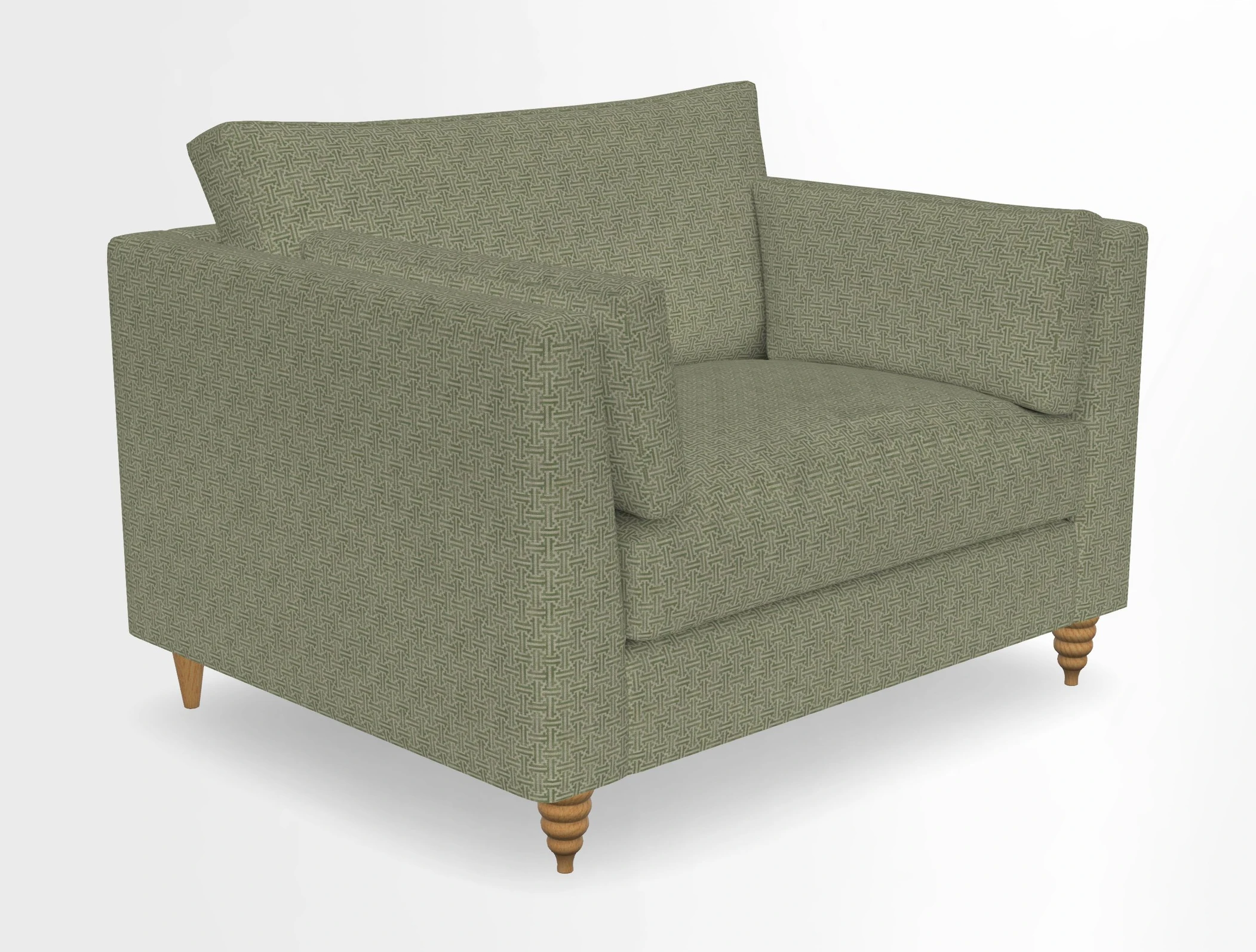 Saltdean snuggler in Linwood Tango Velvet Rosewood