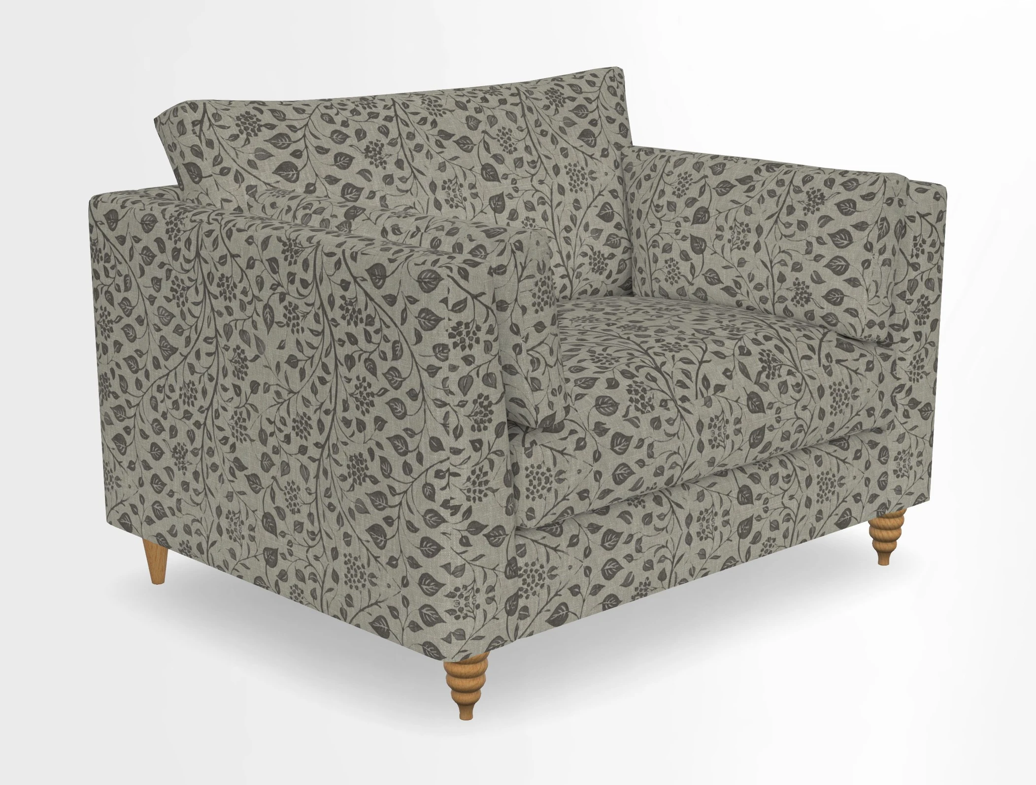 Saltdean snuggler in Linwood Tango Velvet Rosewood